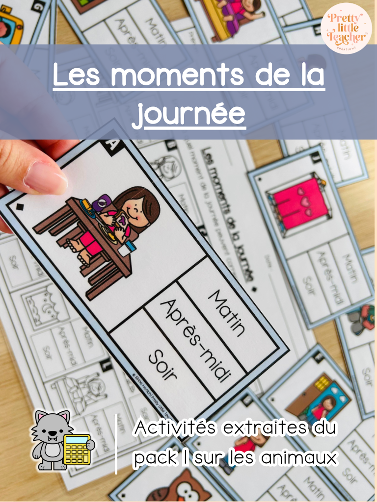 Les moments de la journée (3x)