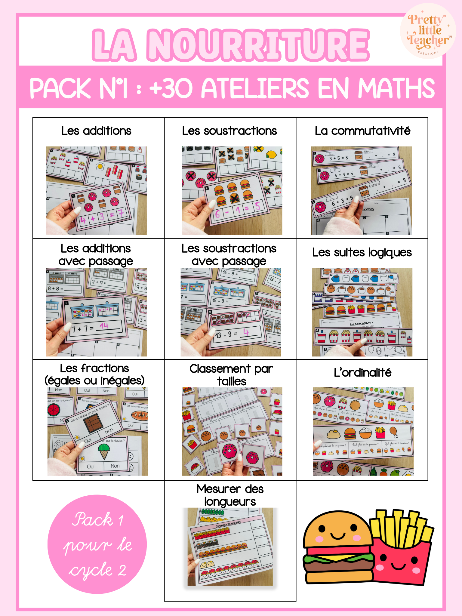 Pack 1 sur la nourriture