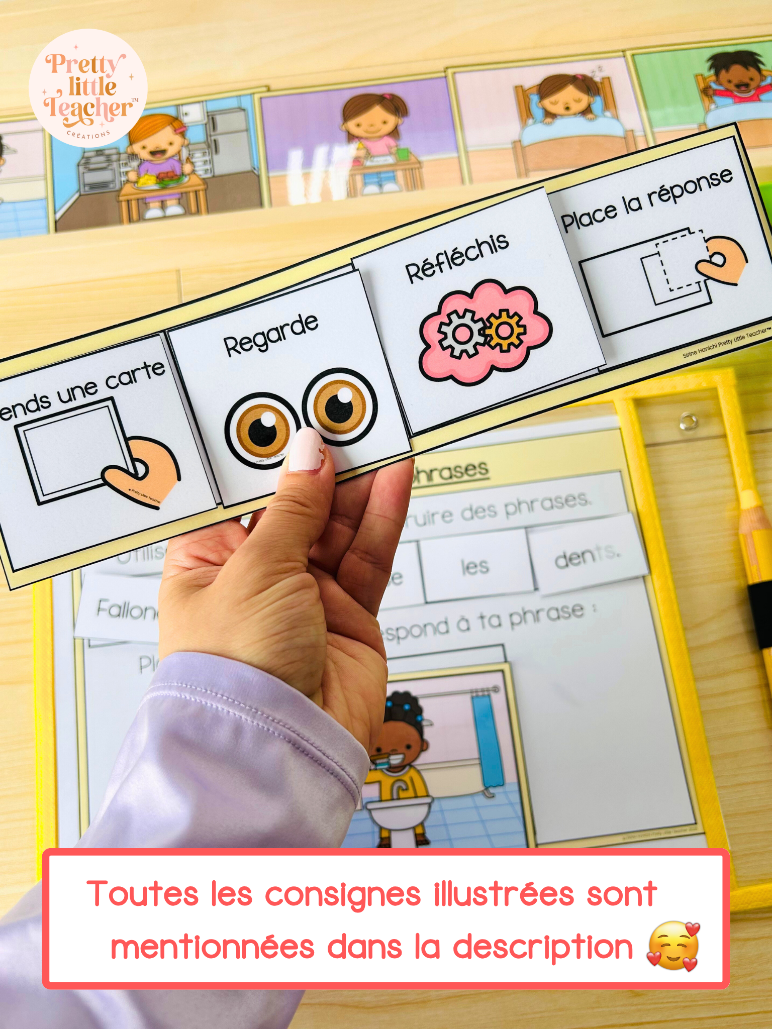 Les consignes en images - pictogrammes