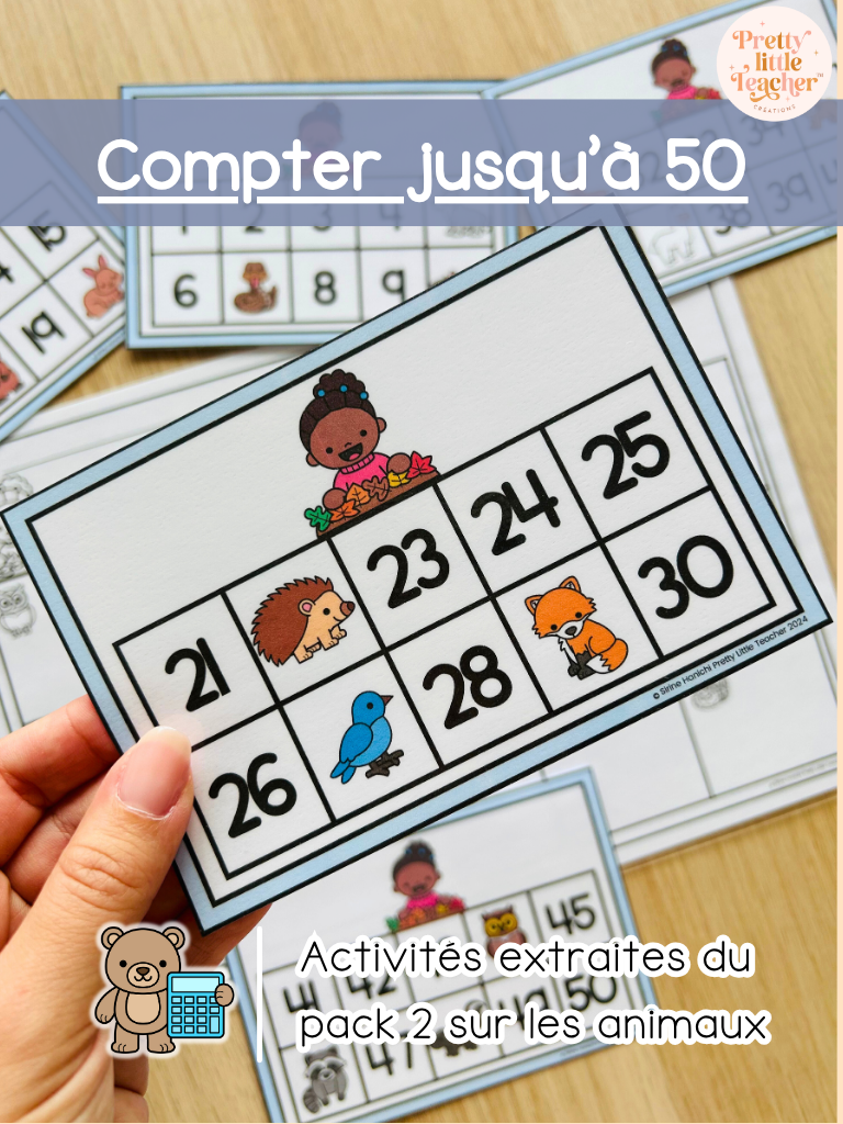 Les nombres jusqu'à 50 (3x)