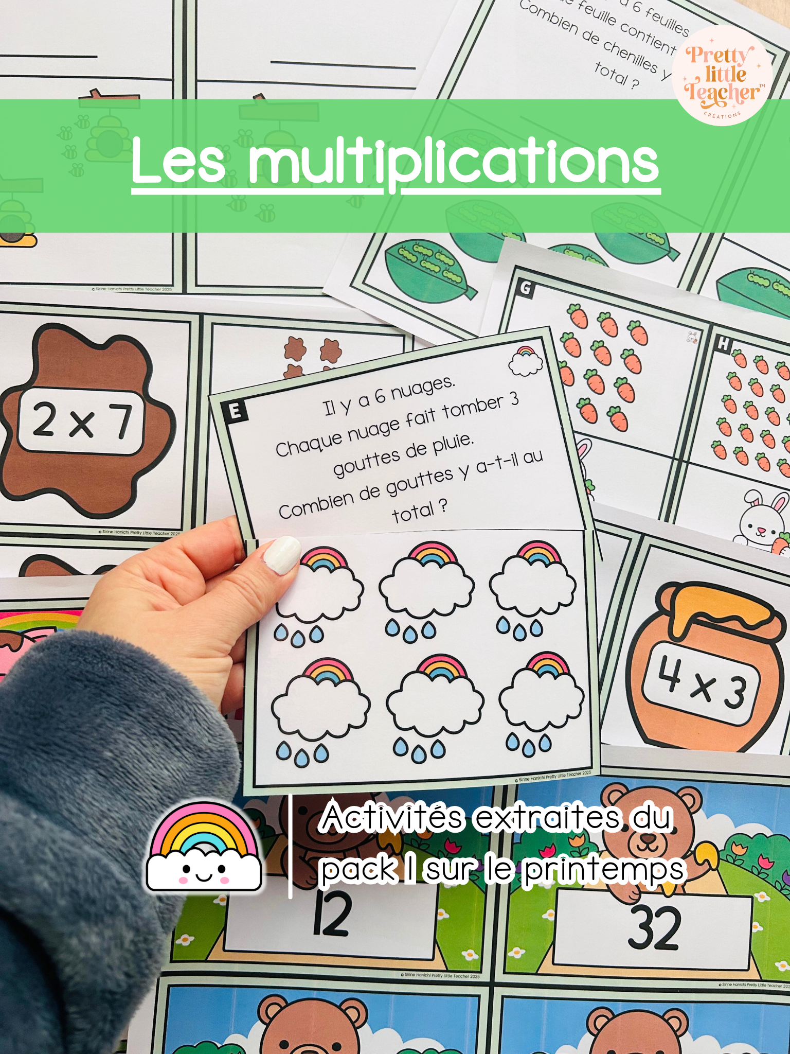 Les multiplications : initiation (3x)