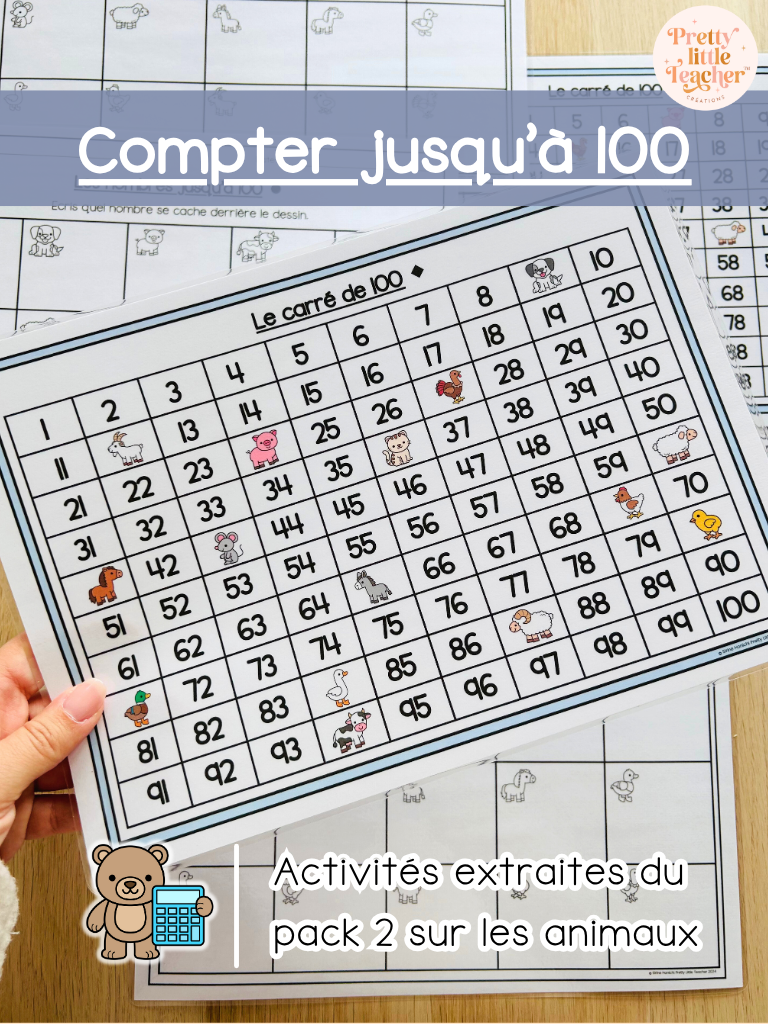 Les nombres jusqu'à 100 (3x)