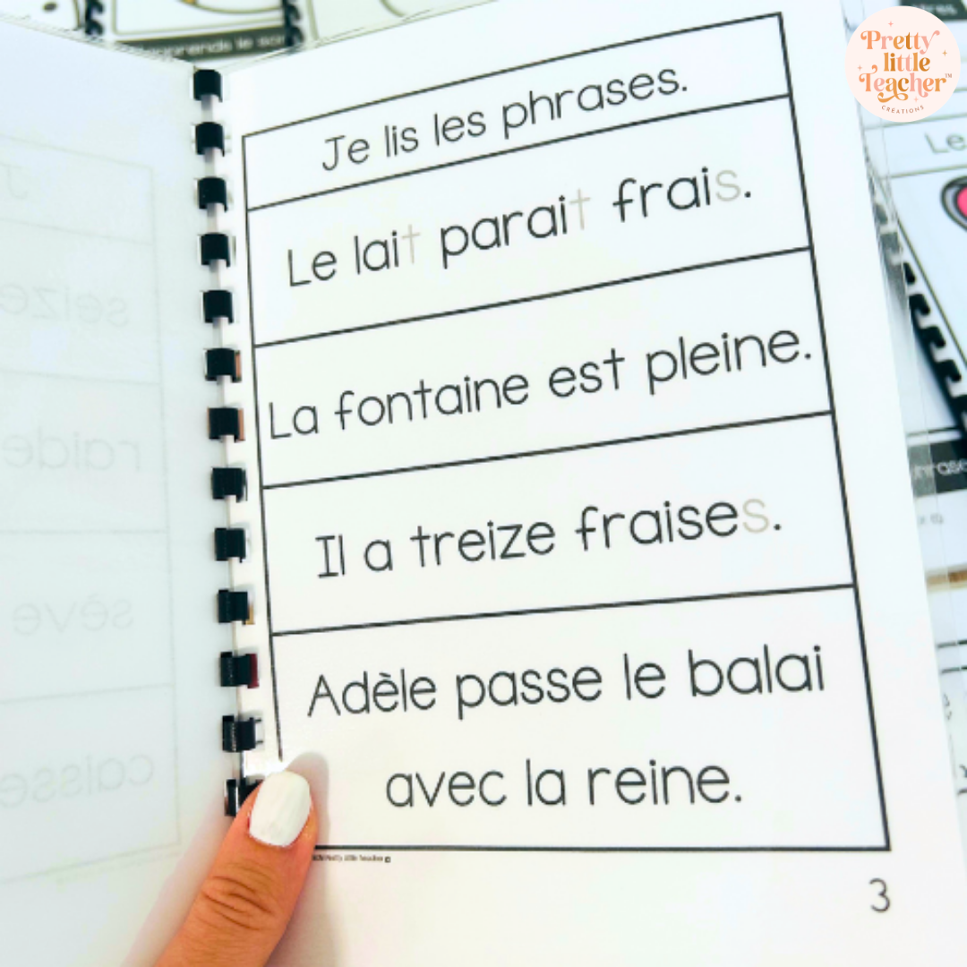 Apprendre à lire les syllabes, mots et phrases (20 livrets de sons composés)