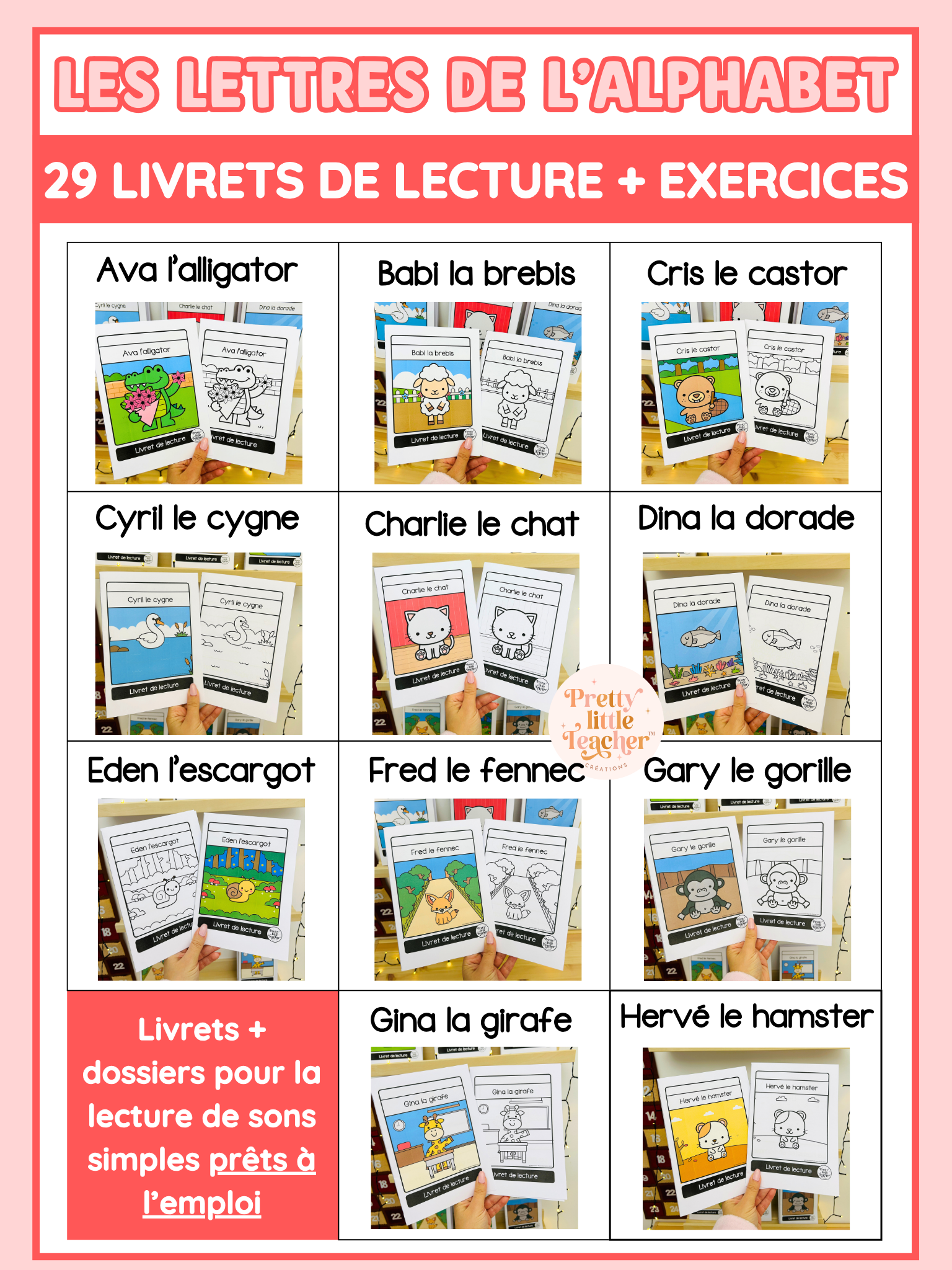 29 livrets de lecture sur l'alphabet 🎄