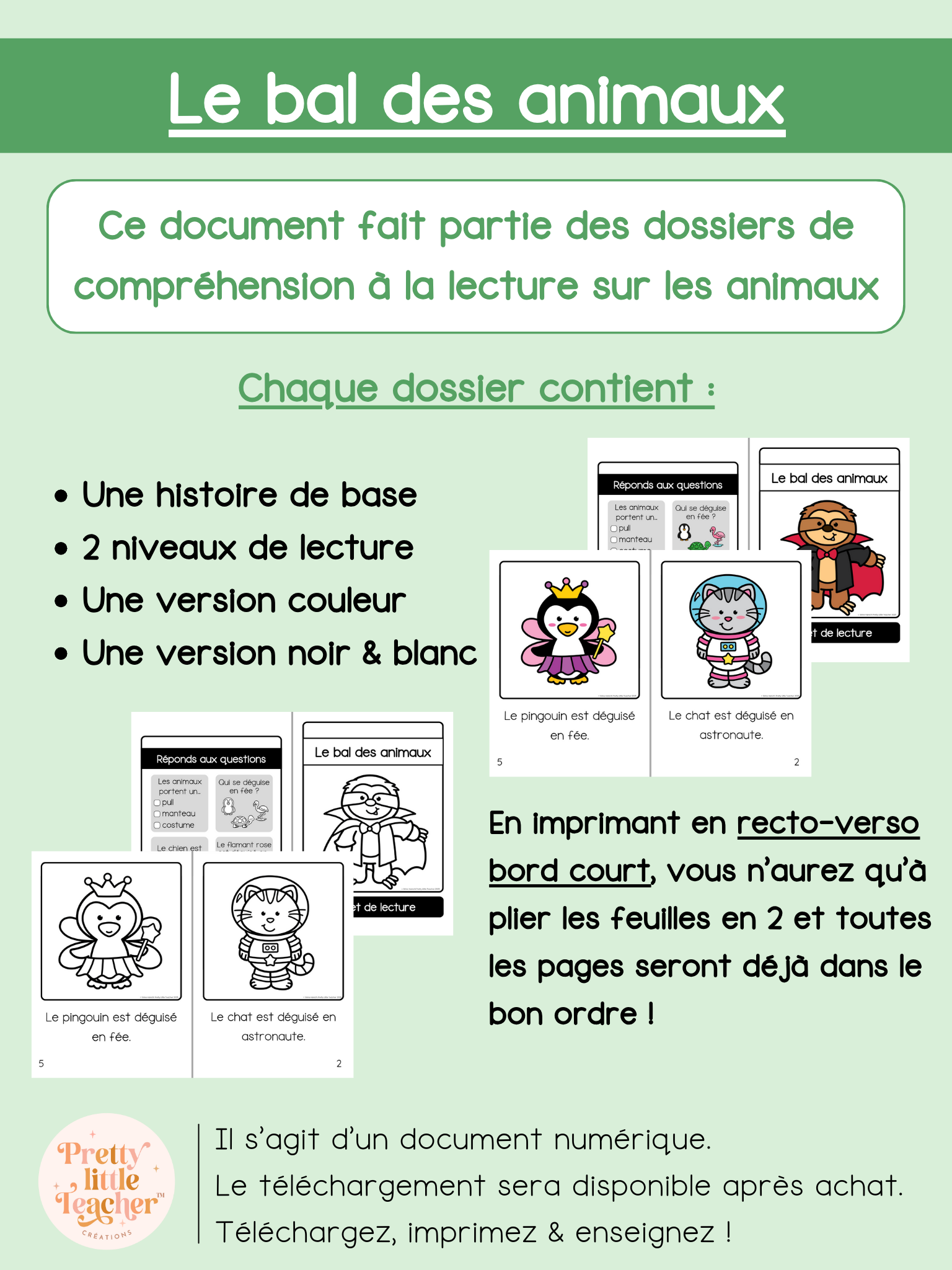 Le bal des animaux (lecture)