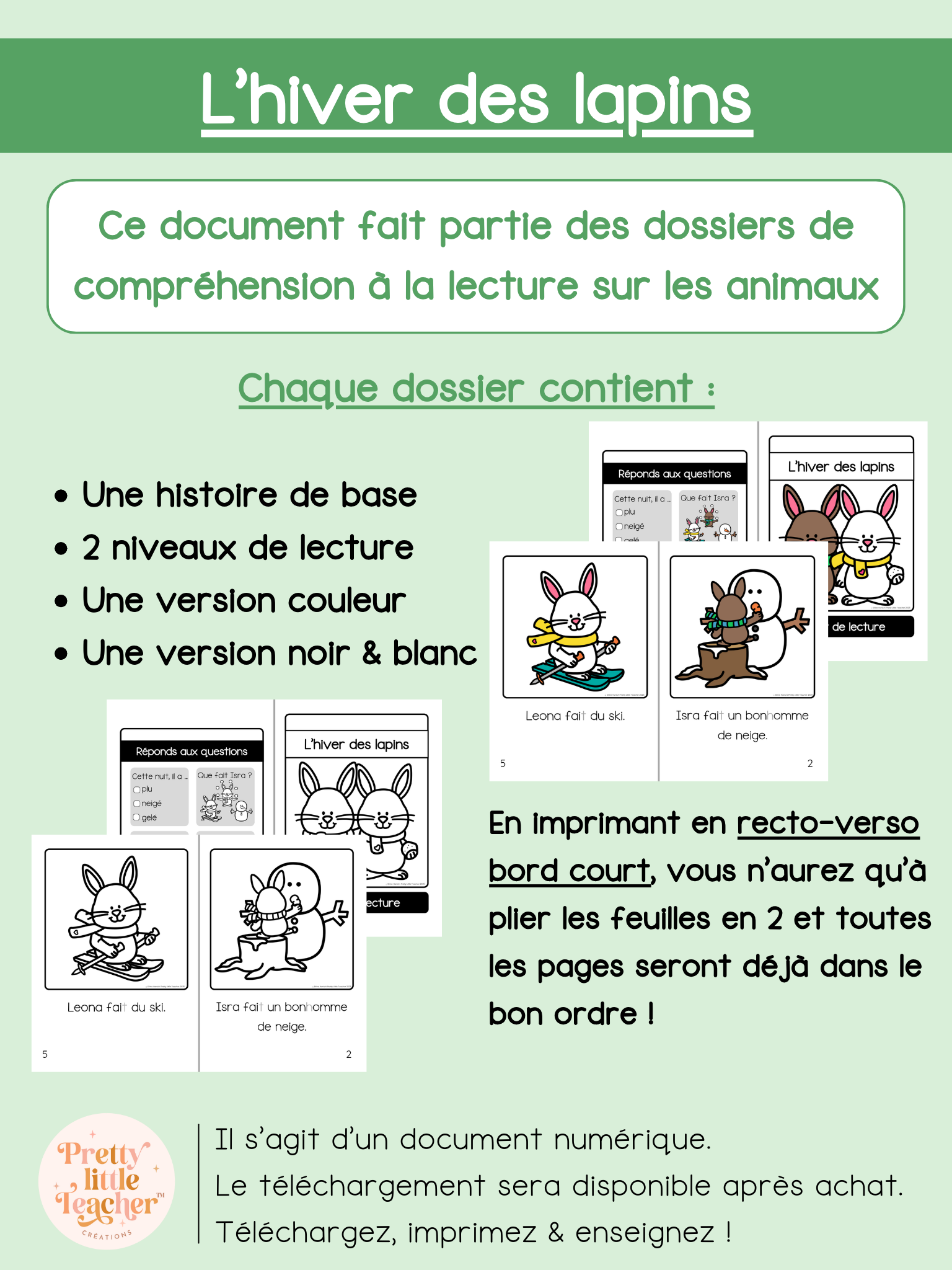 L'hiver des lapins (lecture)