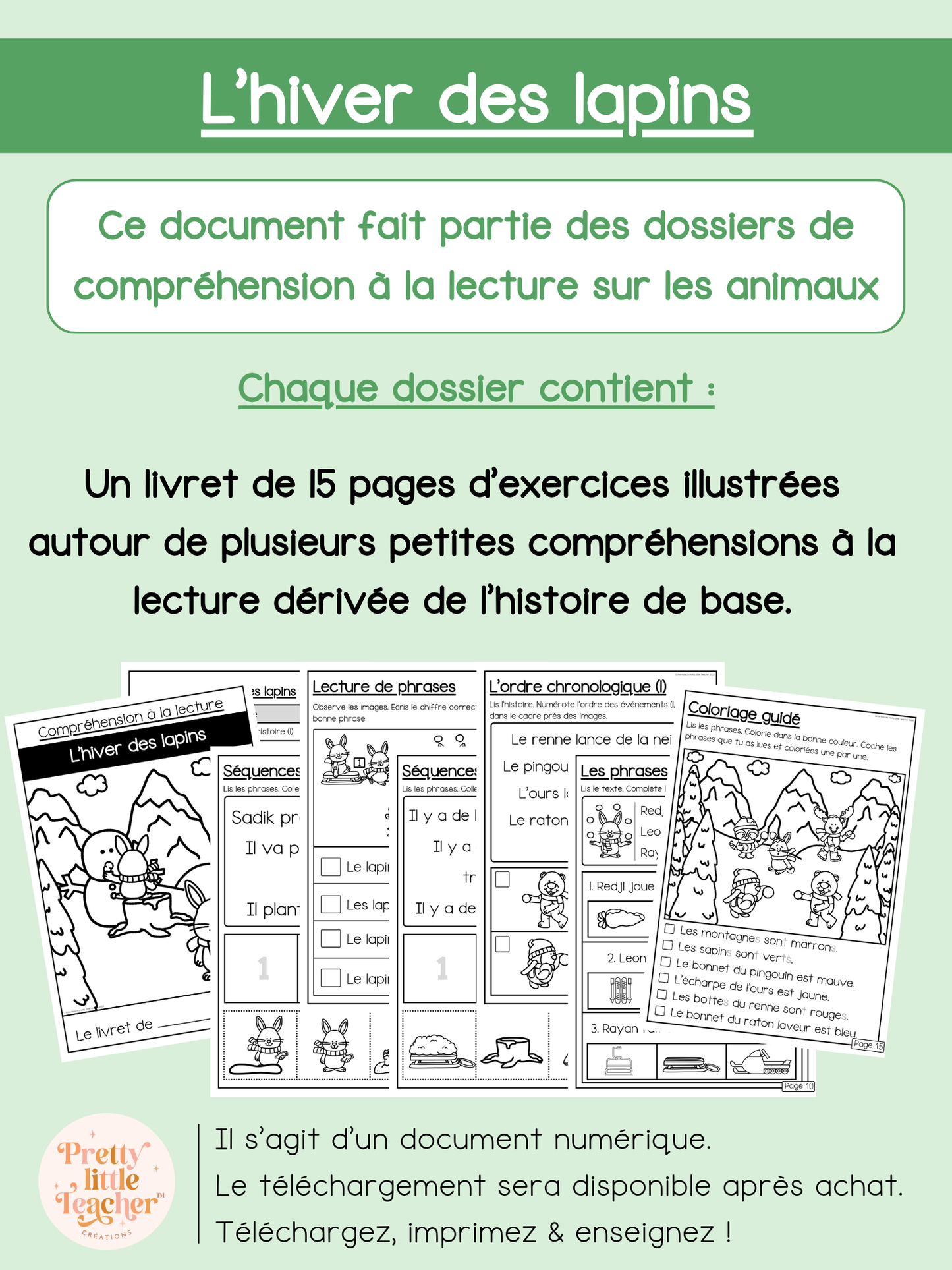 L'hiver des lapins (lecture)