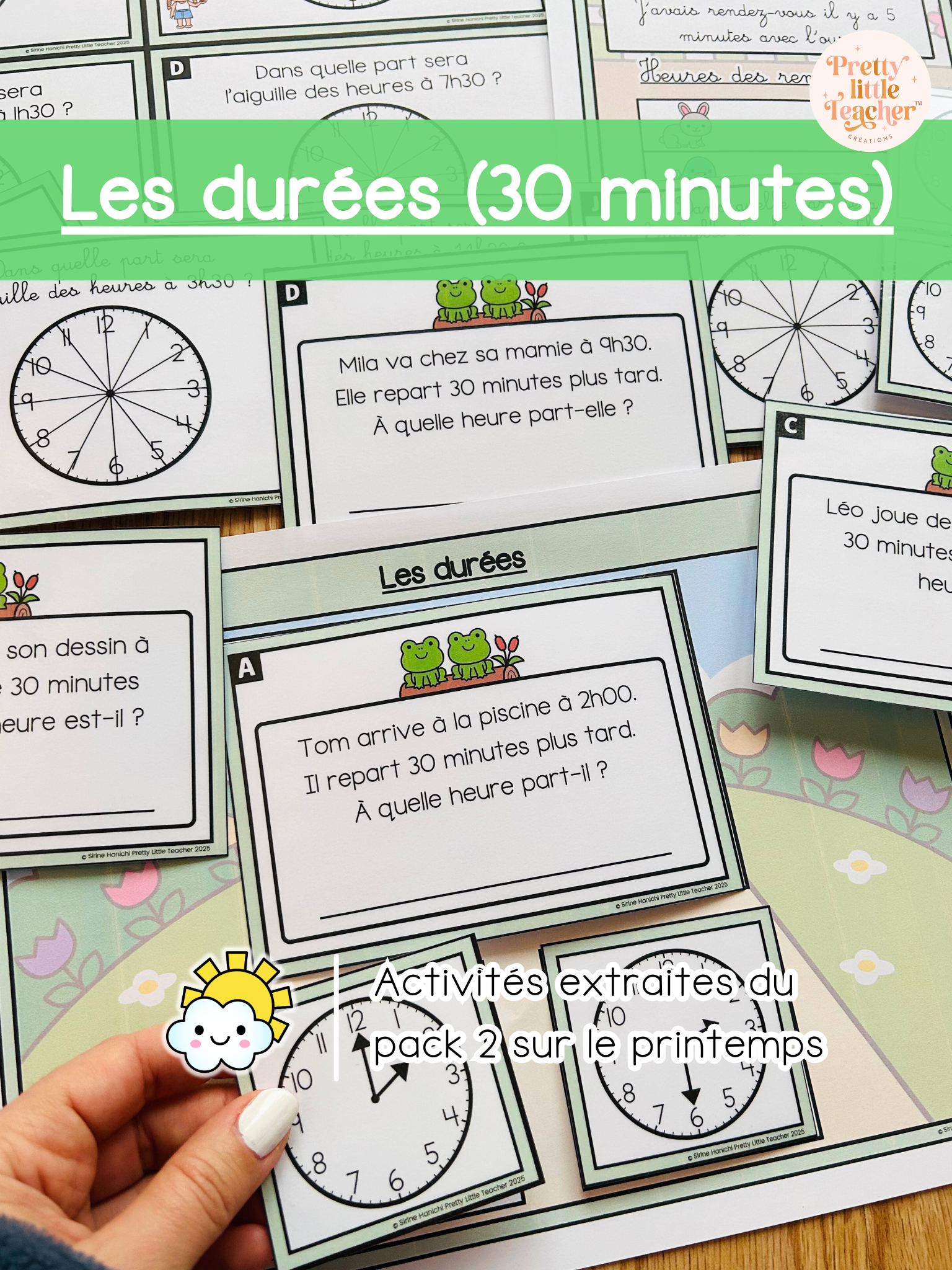 Les durées de 30 minutes (3x)