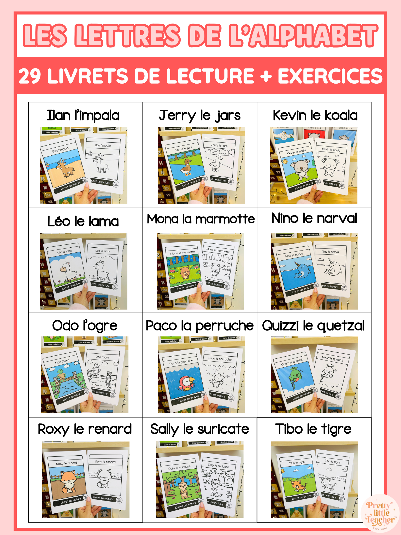 29 livrets de lecture sur l'alphabet 🎄
