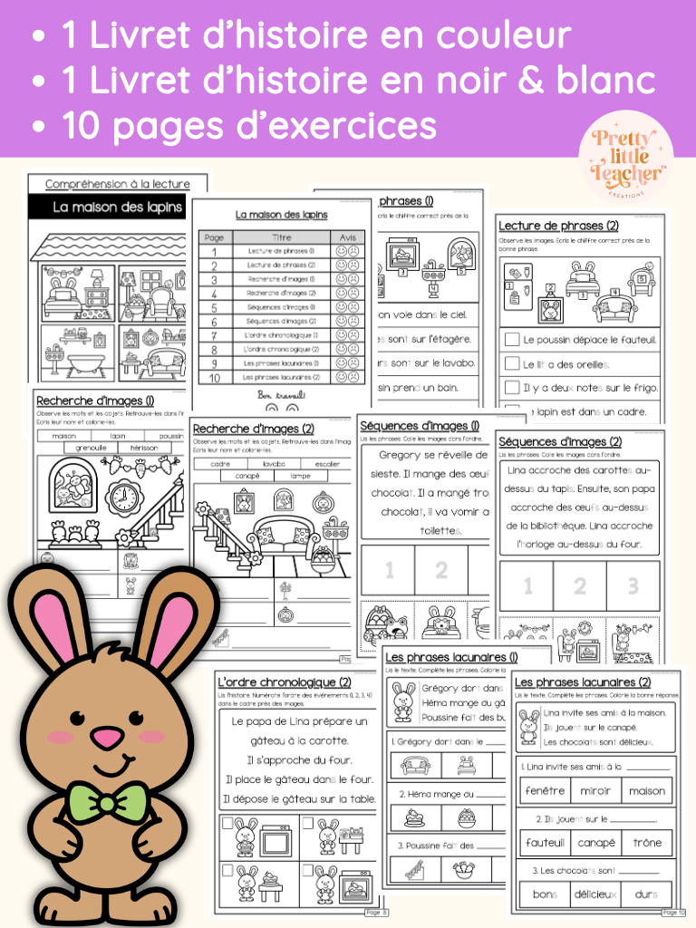Lecture : la maison des lapins