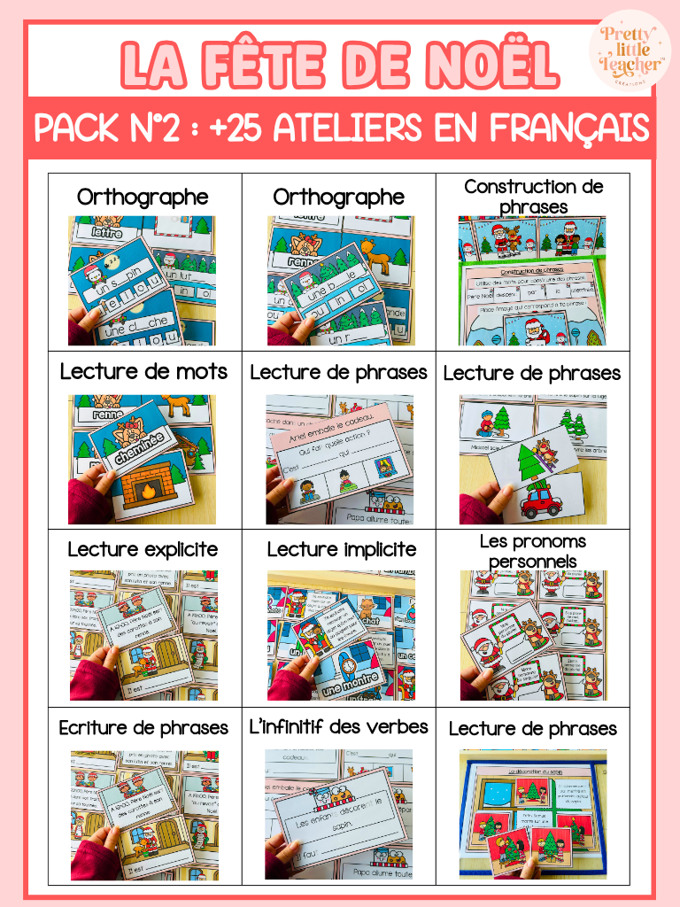 Pack 2 Français sur la fête de Noël