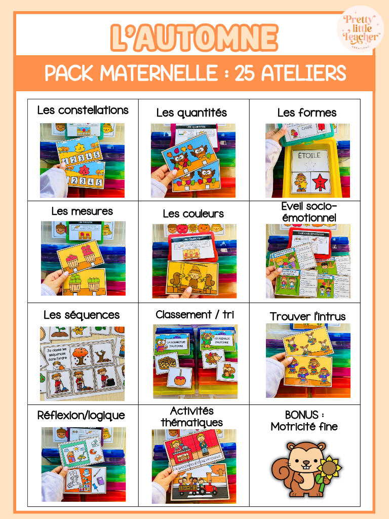 Pack Maternelle sur l'automne