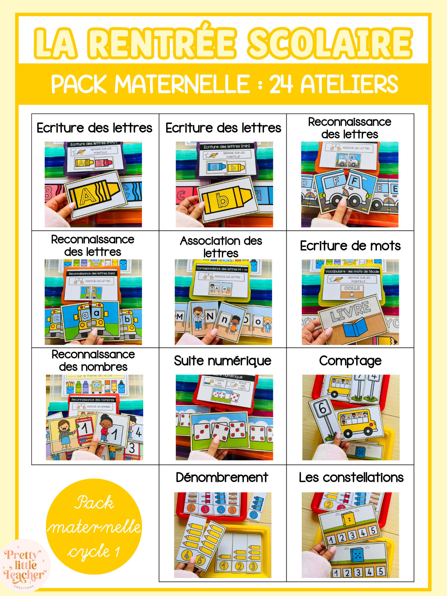 Pack Maternelle sur la rentrée scolaire