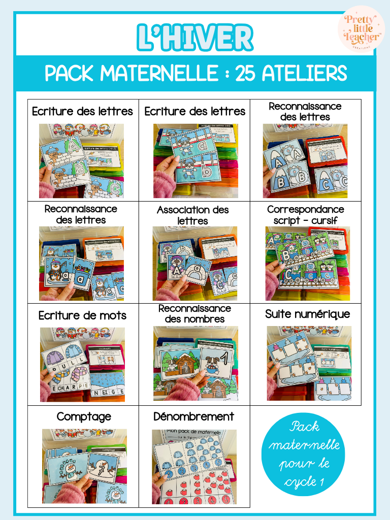 Pack Maternelle sur l'hiver