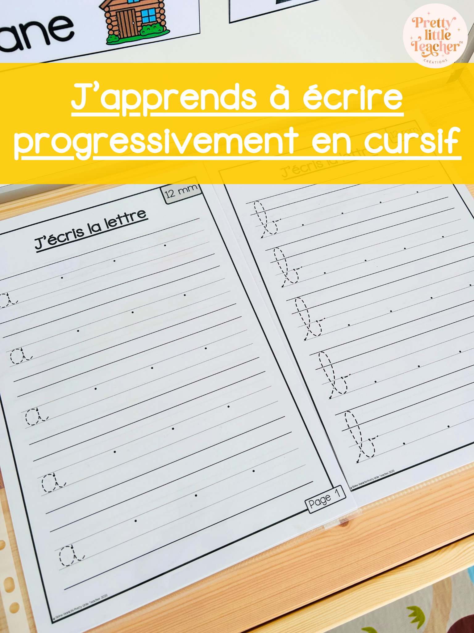 Livrets : j'apprends à écrire progressivement en cursif