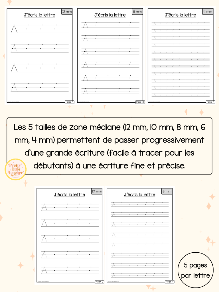 Livrets : j'apprends à écrire progressivement en script