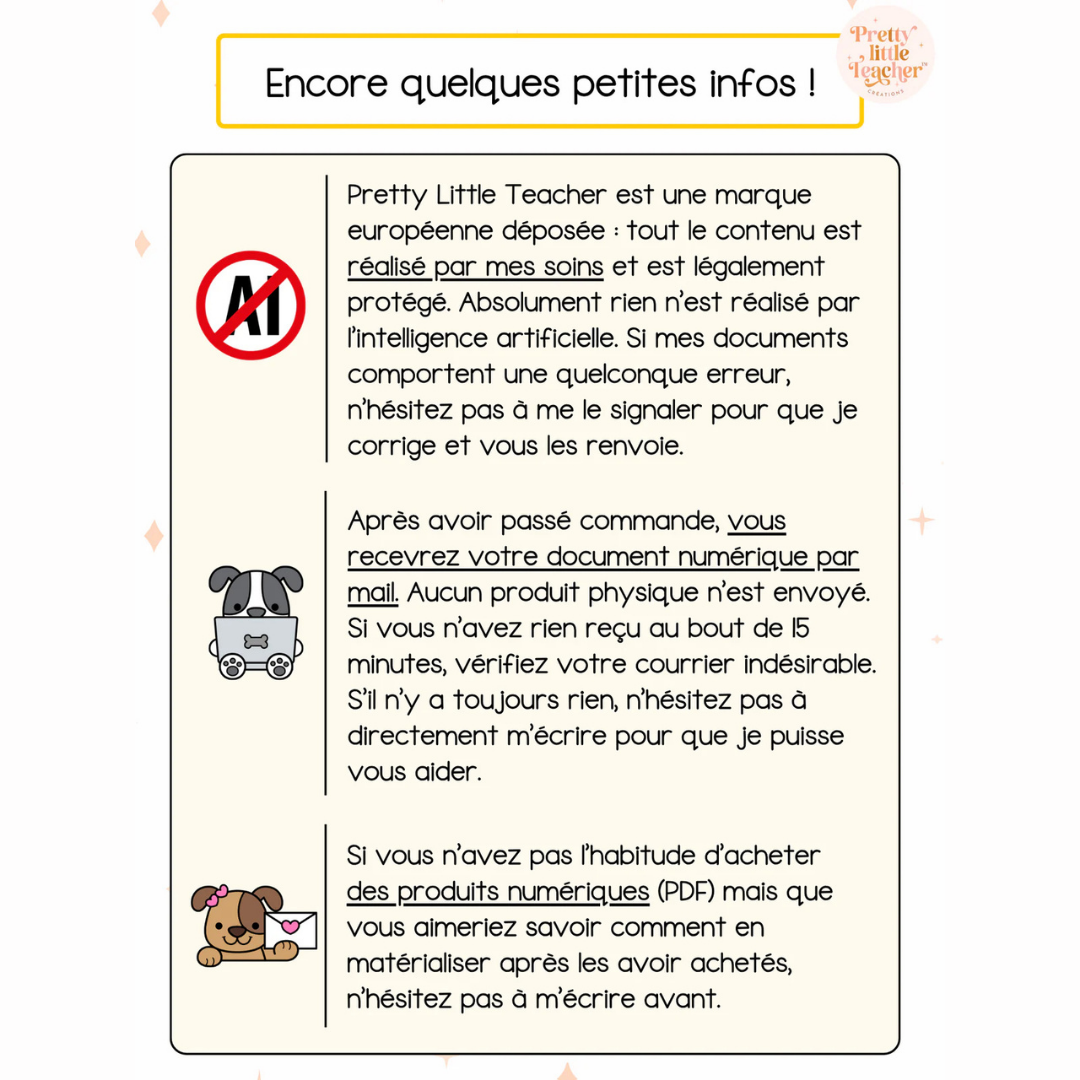 Pack 2 Français sur l'été