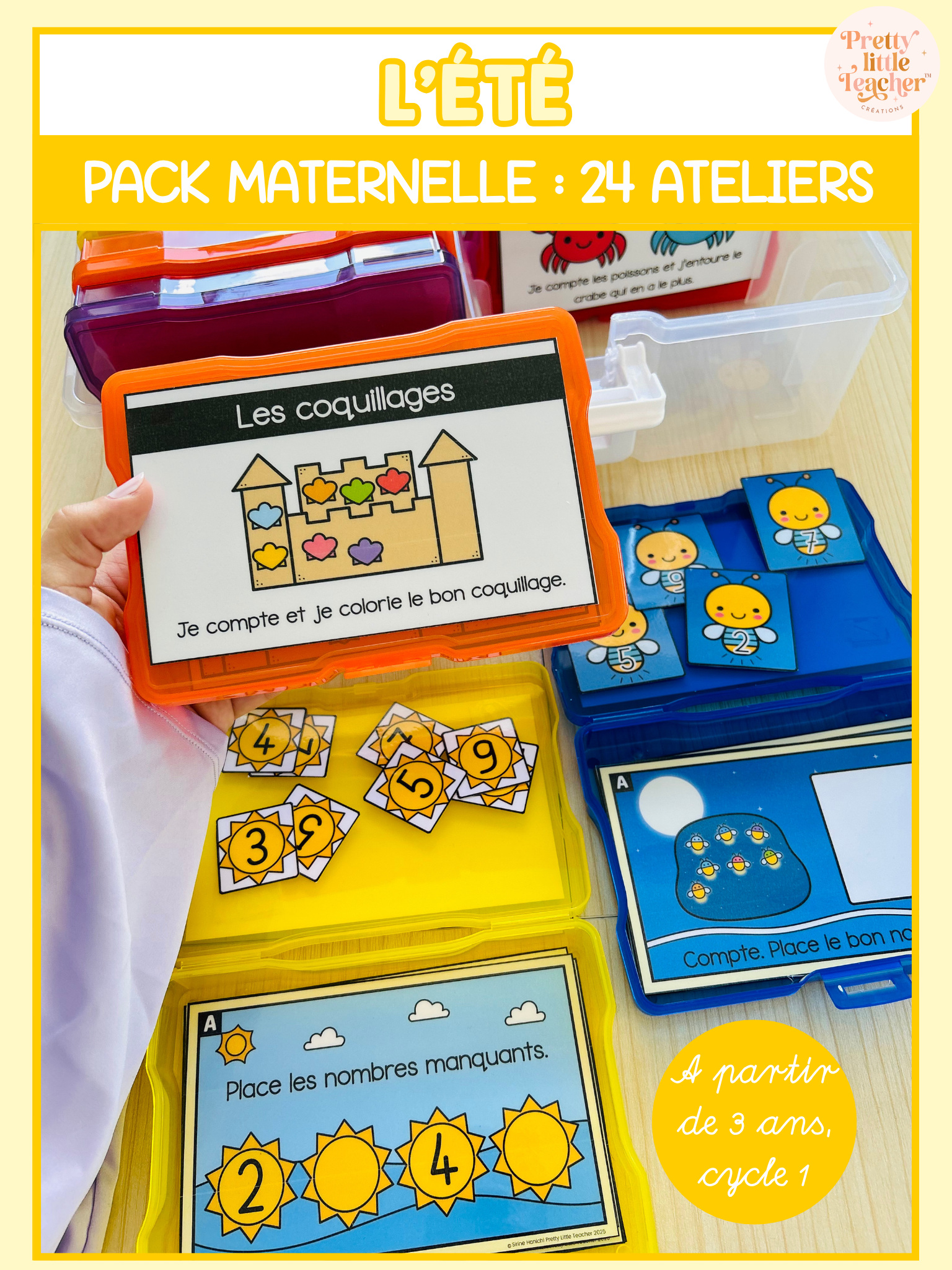 Pack Maternelle : 24 activités sur l'été