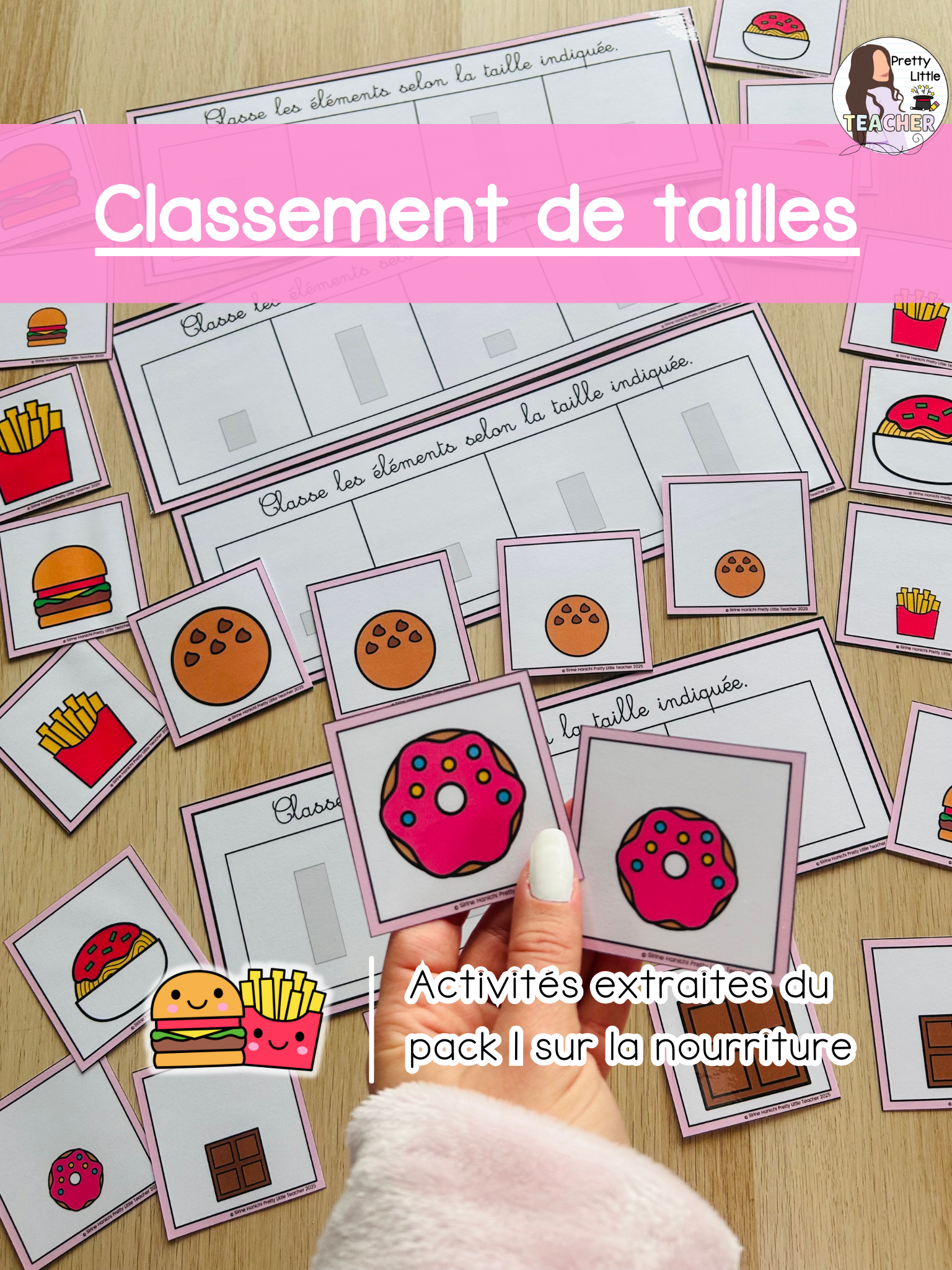 Classement selon les tailles (3x)