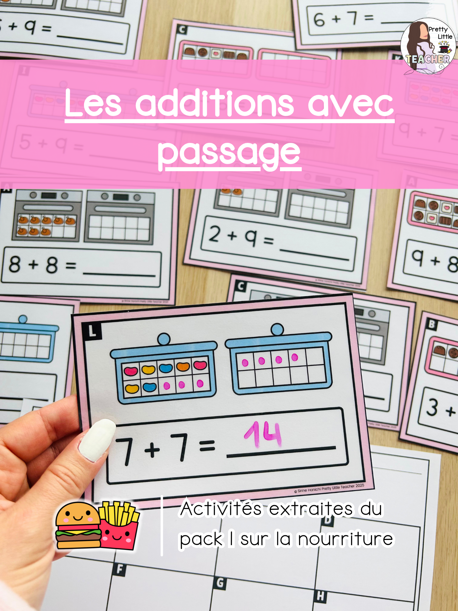 Les additions avec passage jusqu'à 20 (3x)