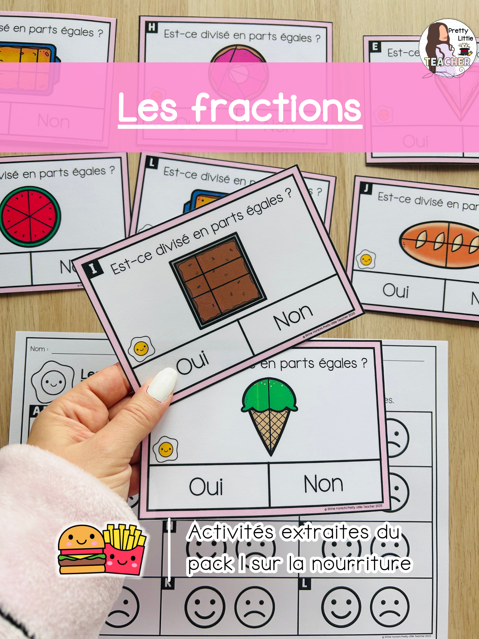 Les fractions : parts égales ou inégales (3x)