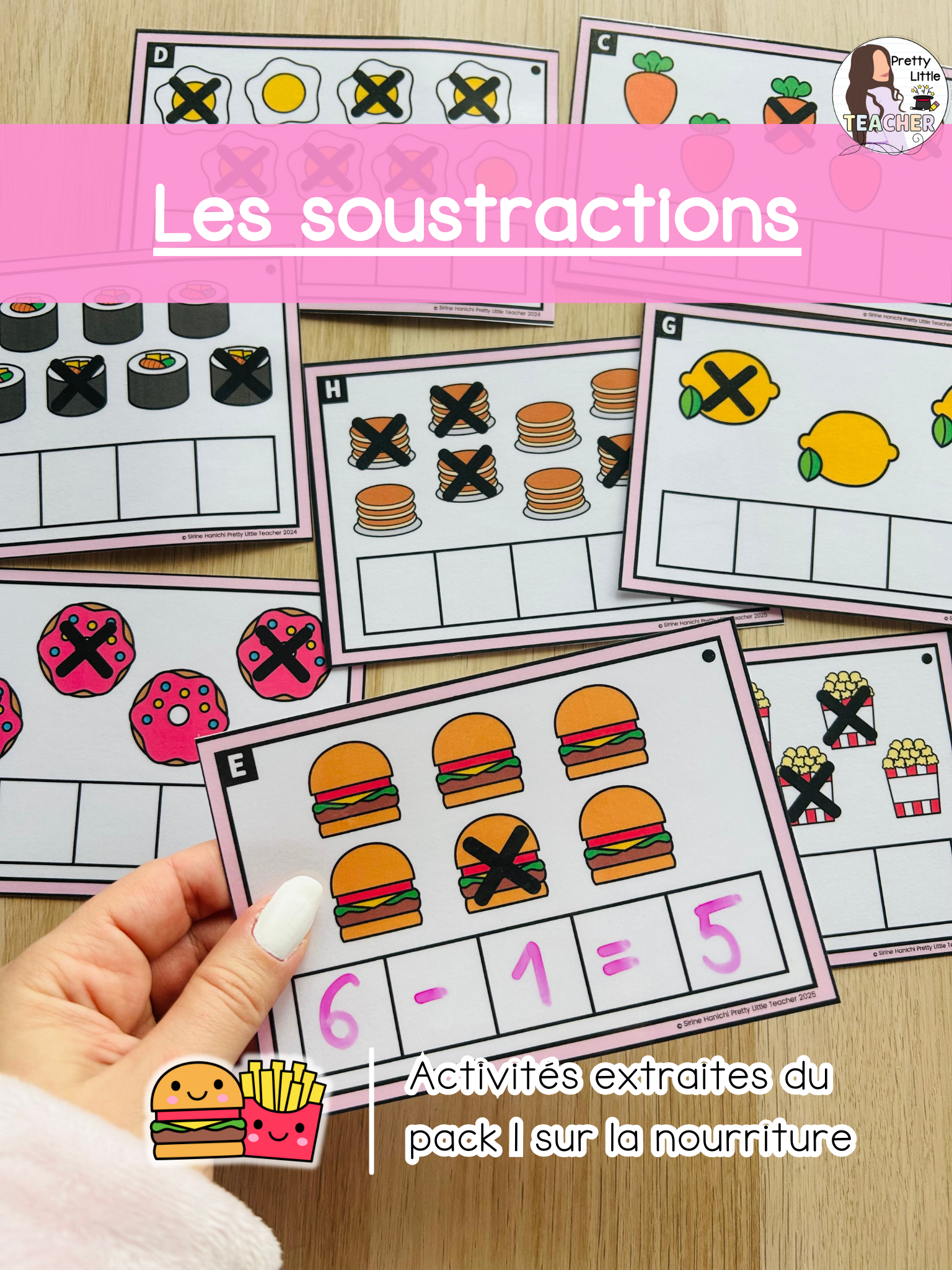Les soustractions jusqu'à 10 (3x)
