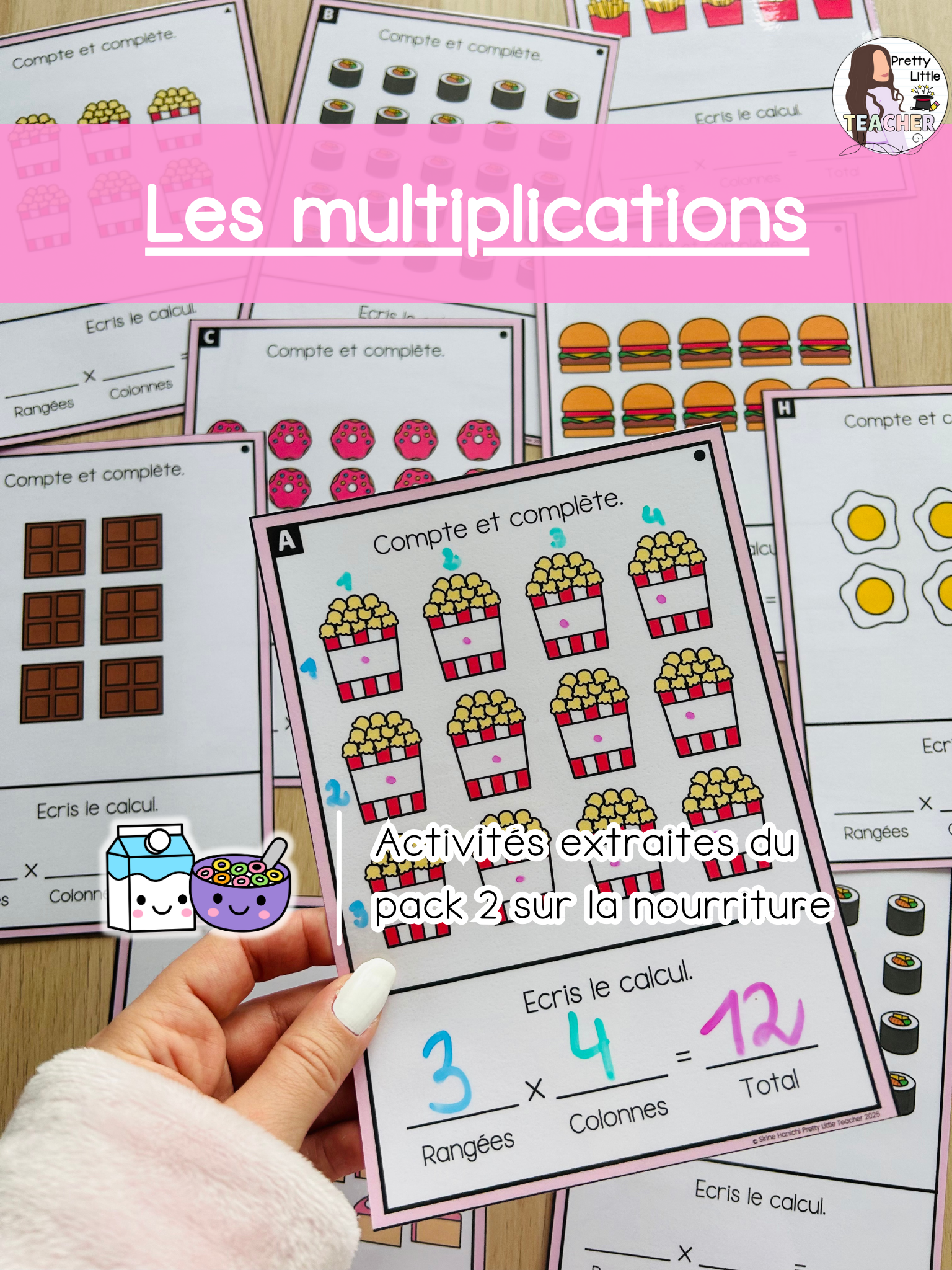 Les multiplications: initiation (3x)