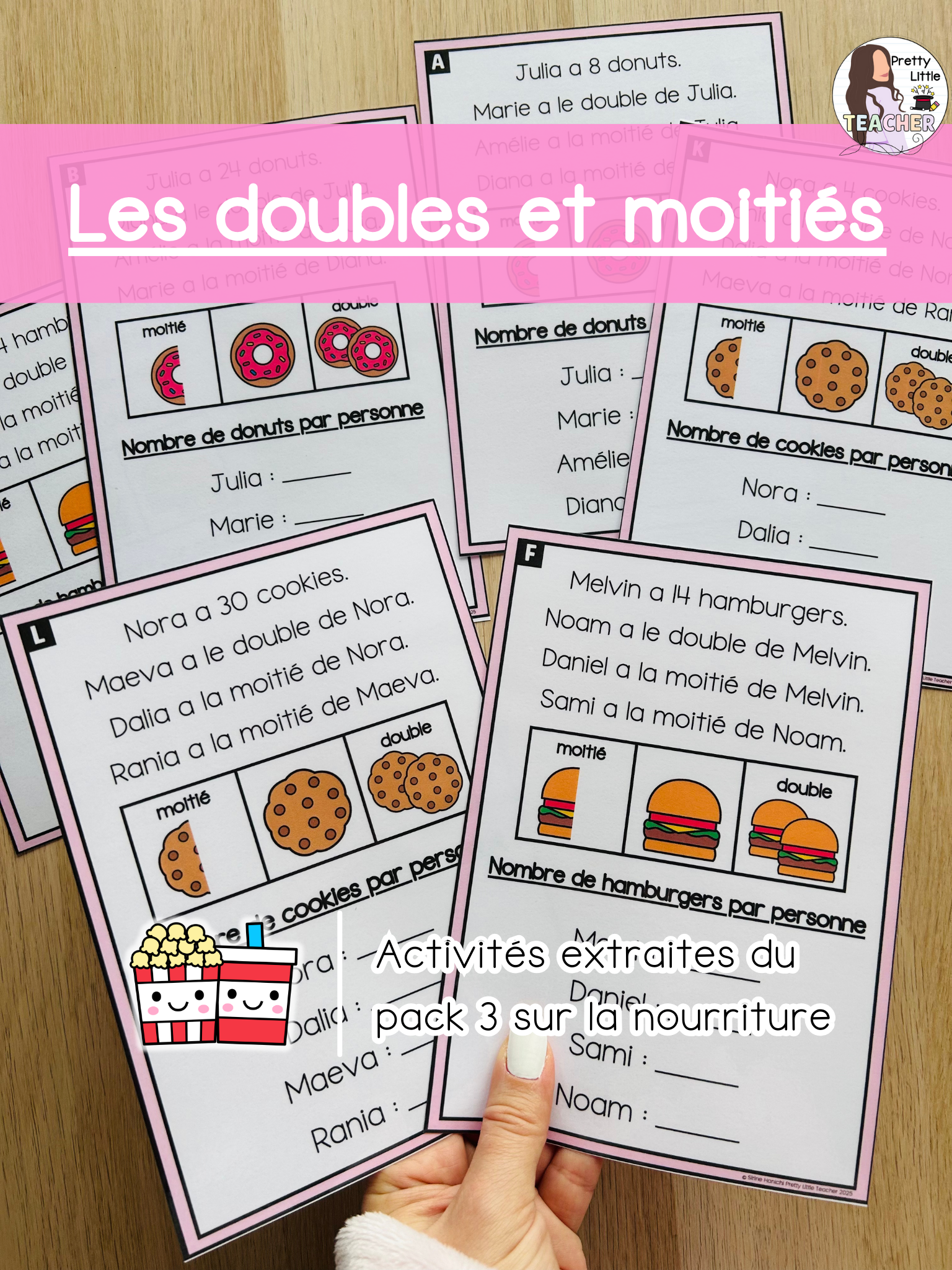 Les doubles et les moitiés : problèmes (3x)