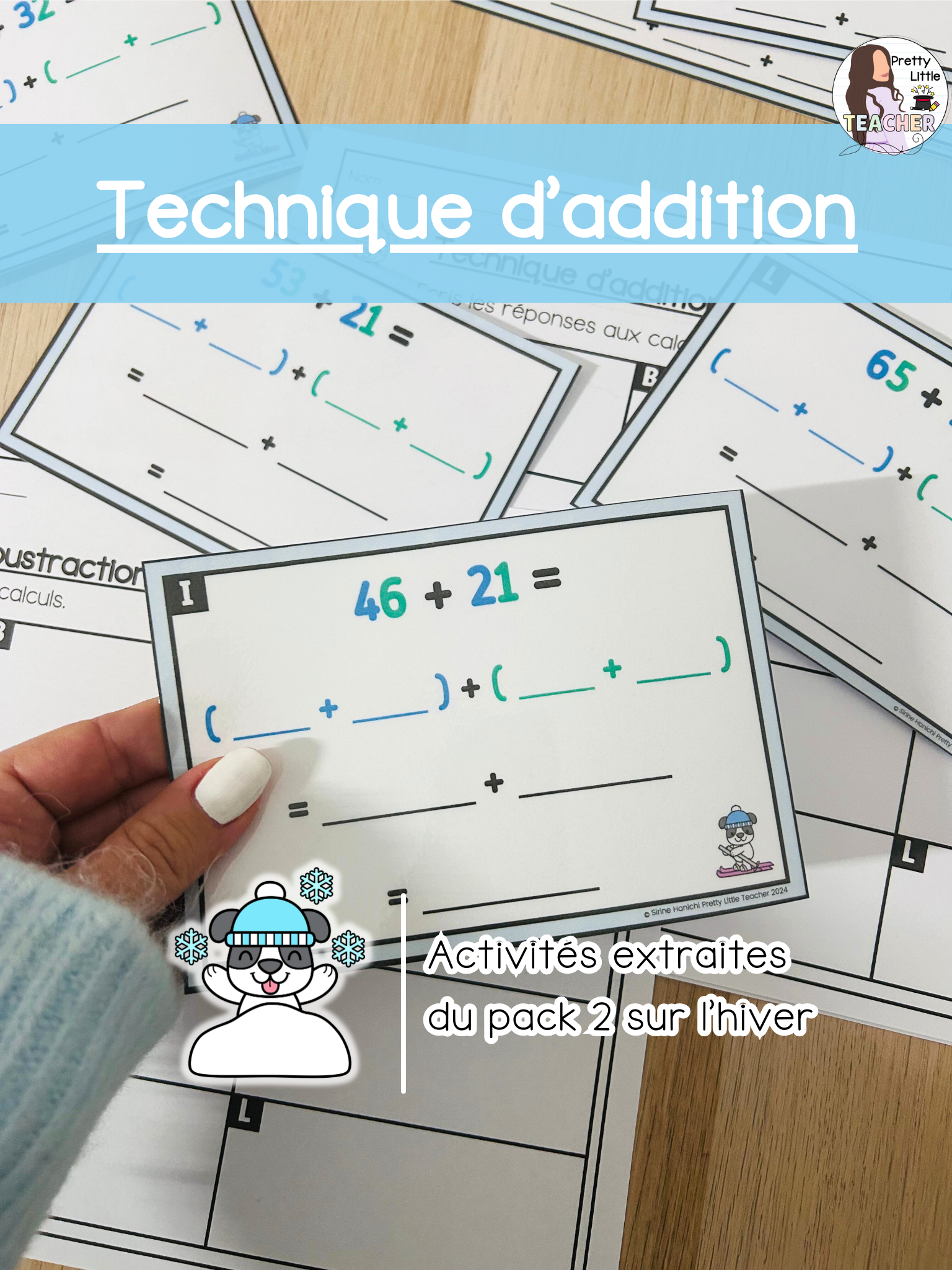 Technique d'addition (DU + DU sans passage) (3x)