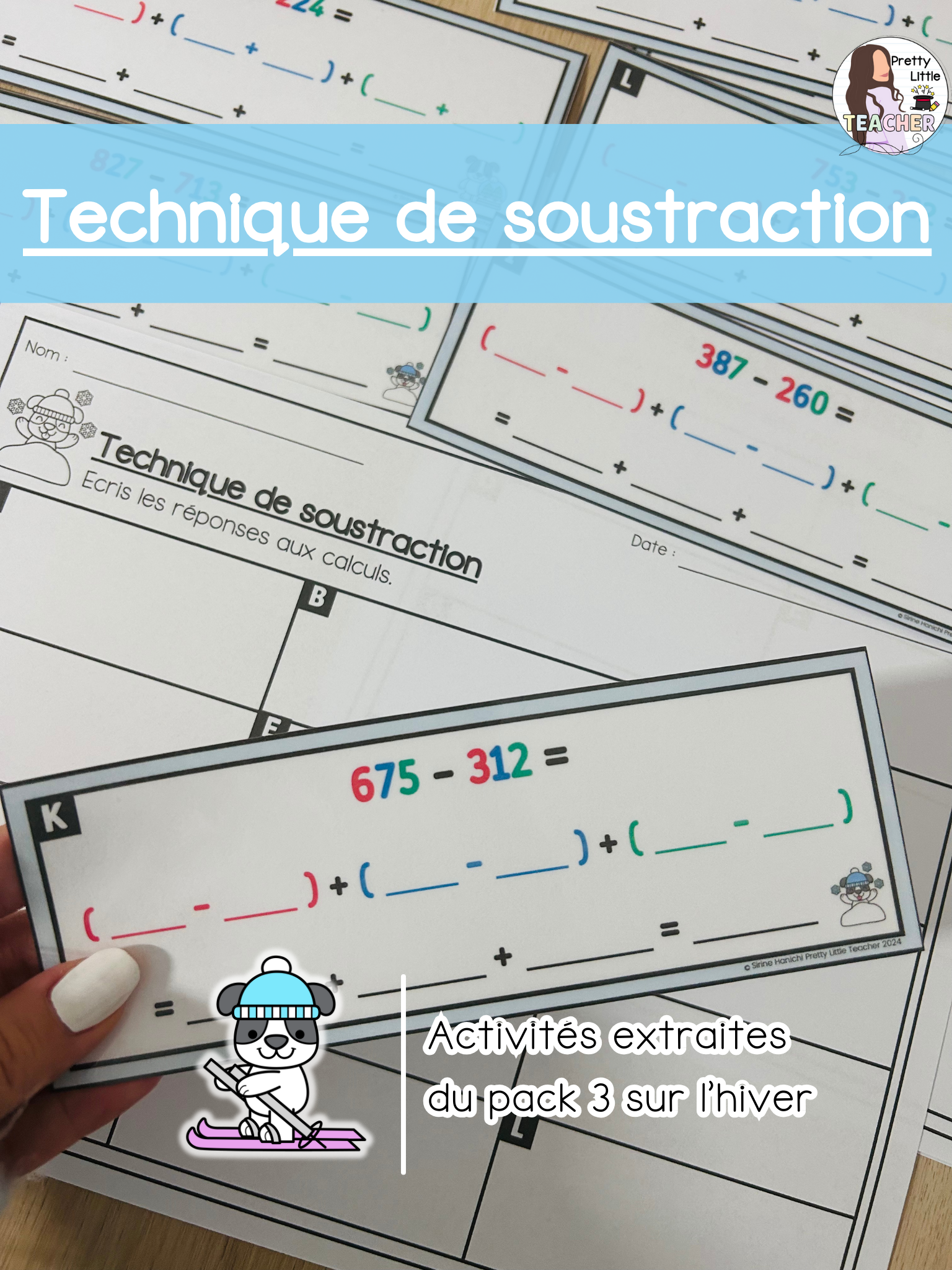 Technique de soustraction (CDU - CDU sans passage) (3x)