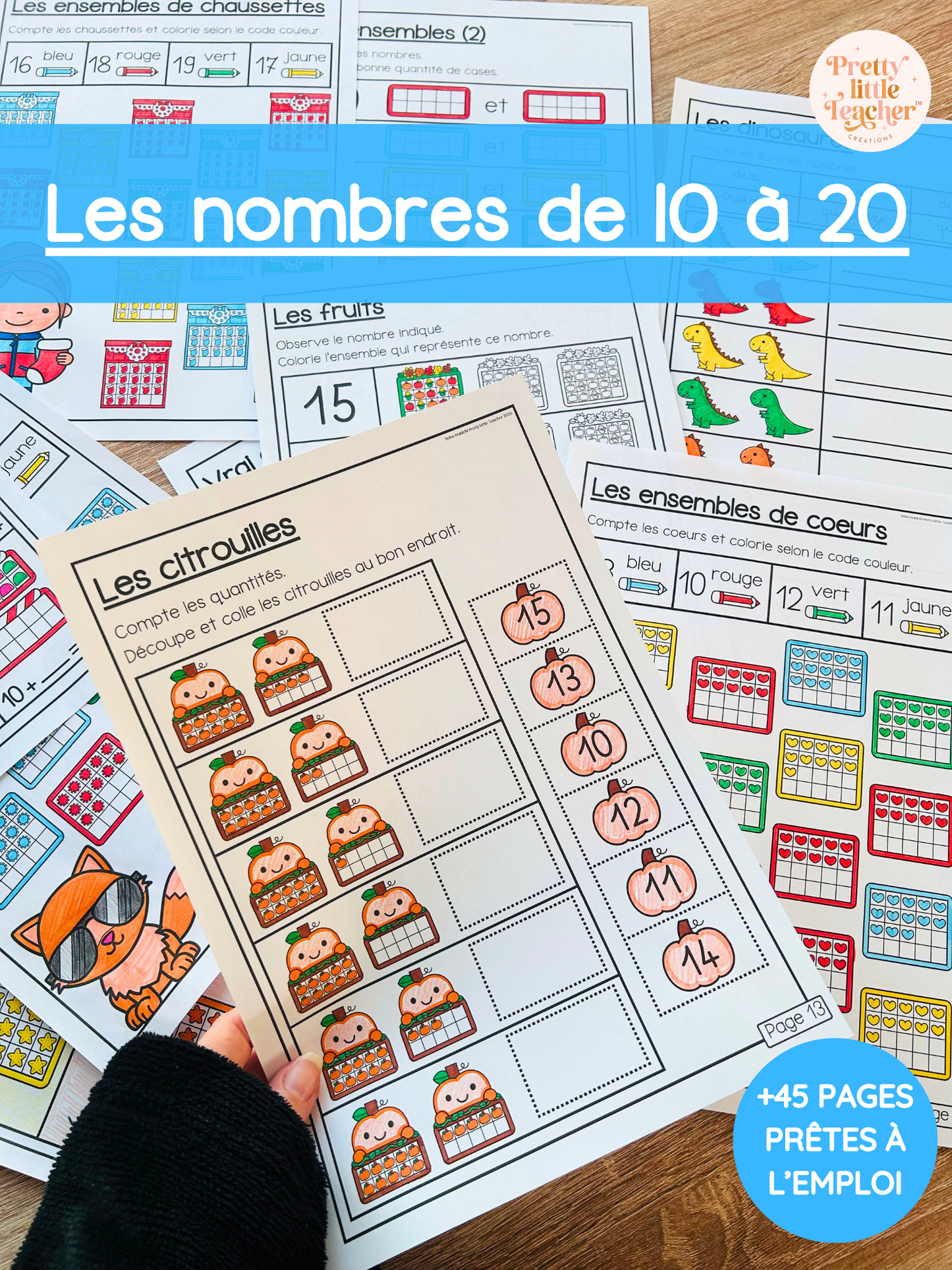 Livret : les nombres de 10 à 20