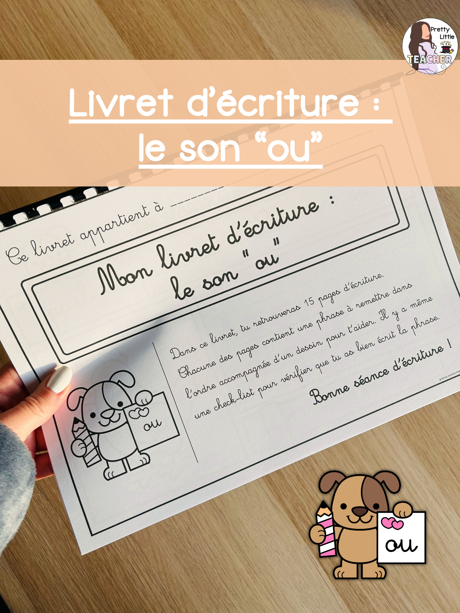 Livret d'écriture sur le son "ou"