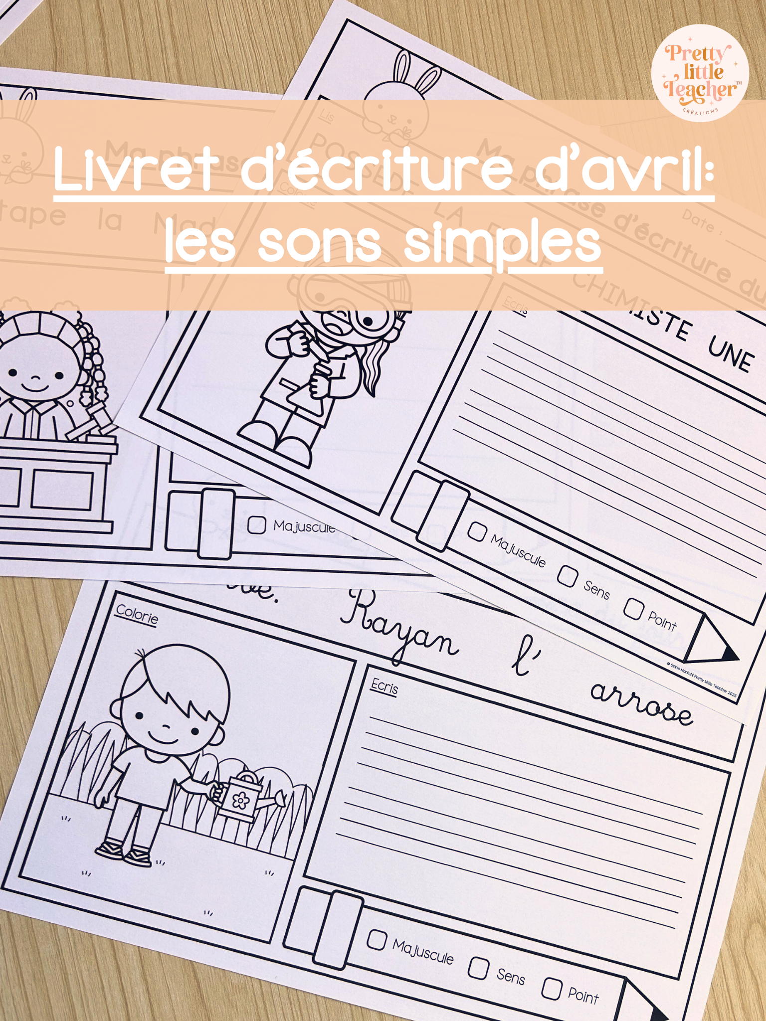 Livret d'écriture d'avril