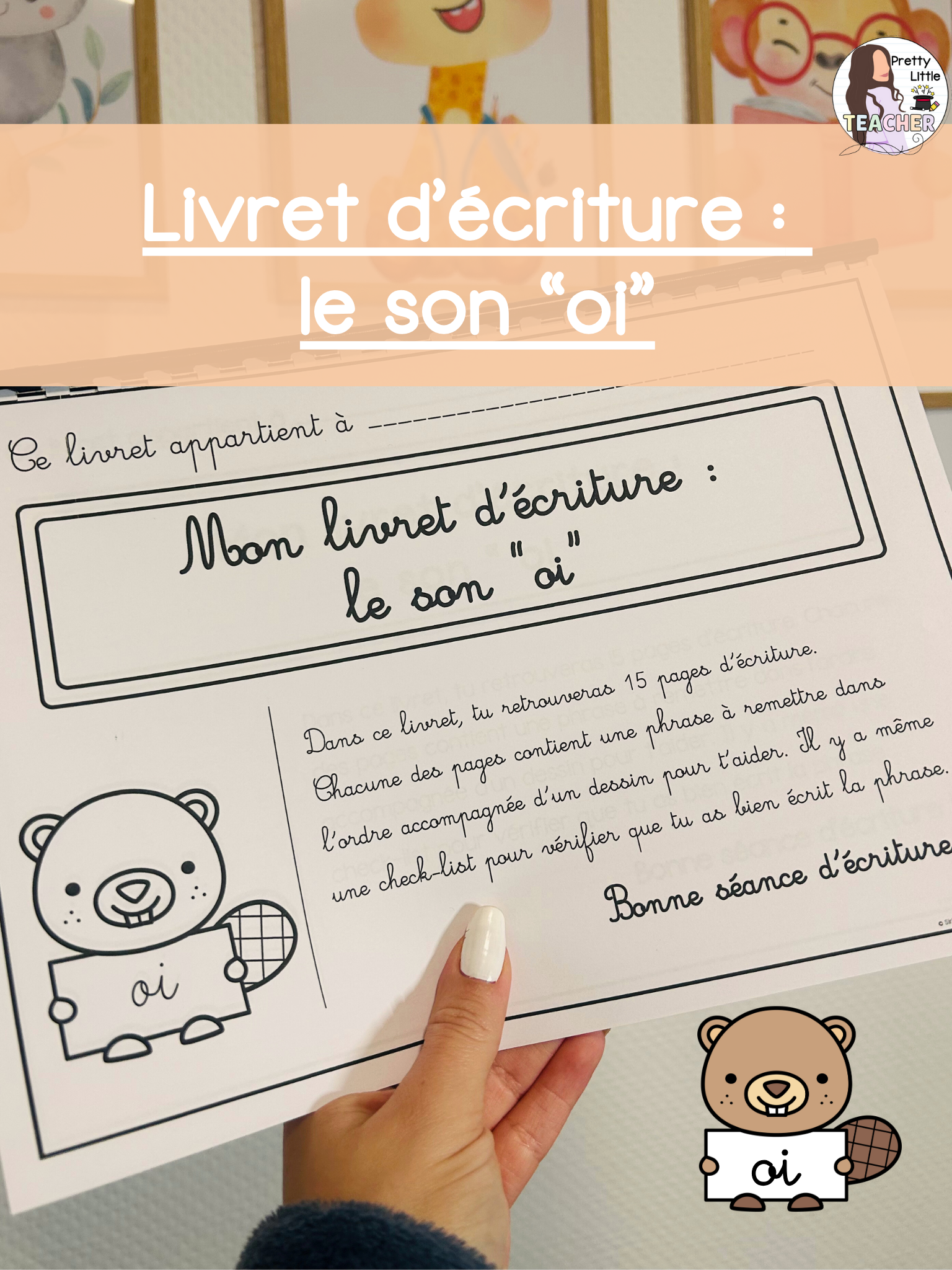Livret d'écriture sur le son "oi"