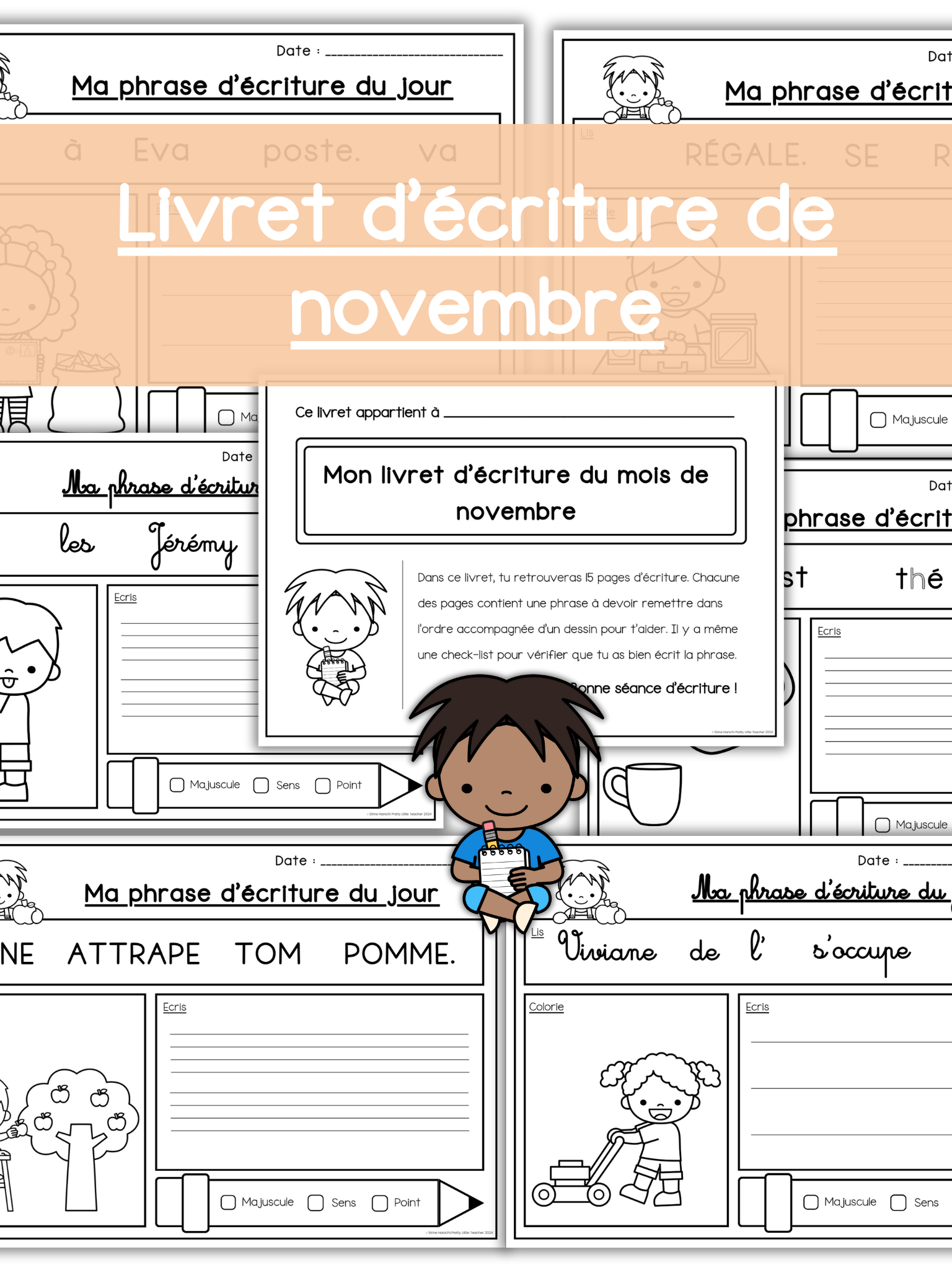 Livret d'écriture de novembre