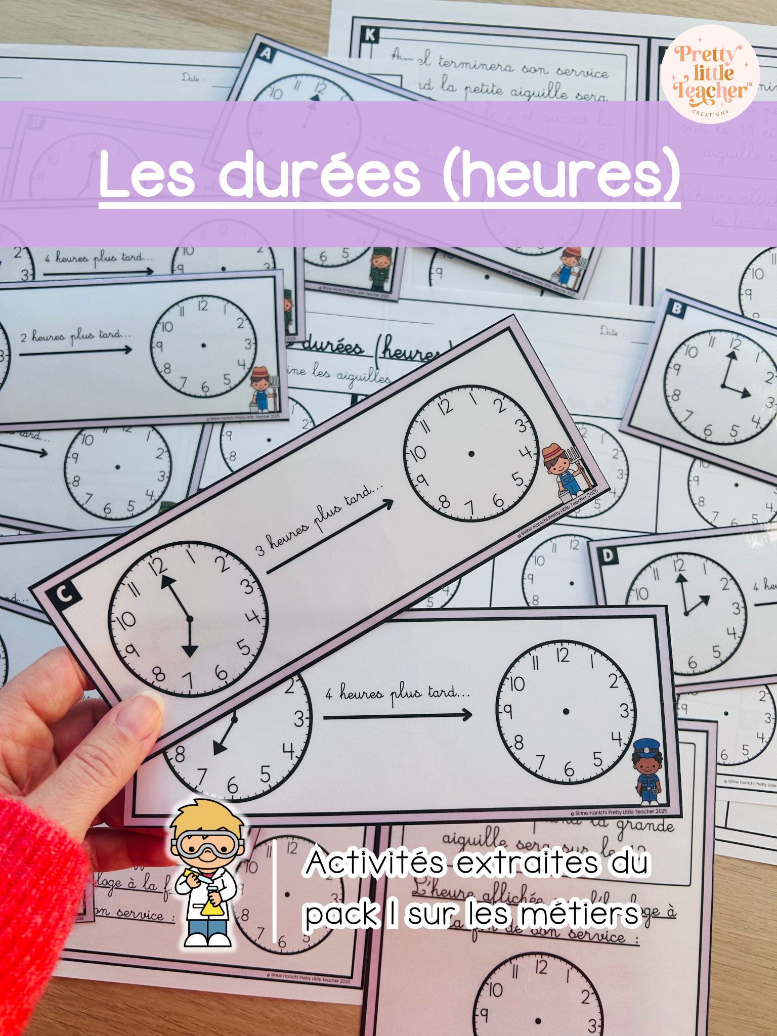 Les durées (heures piles)