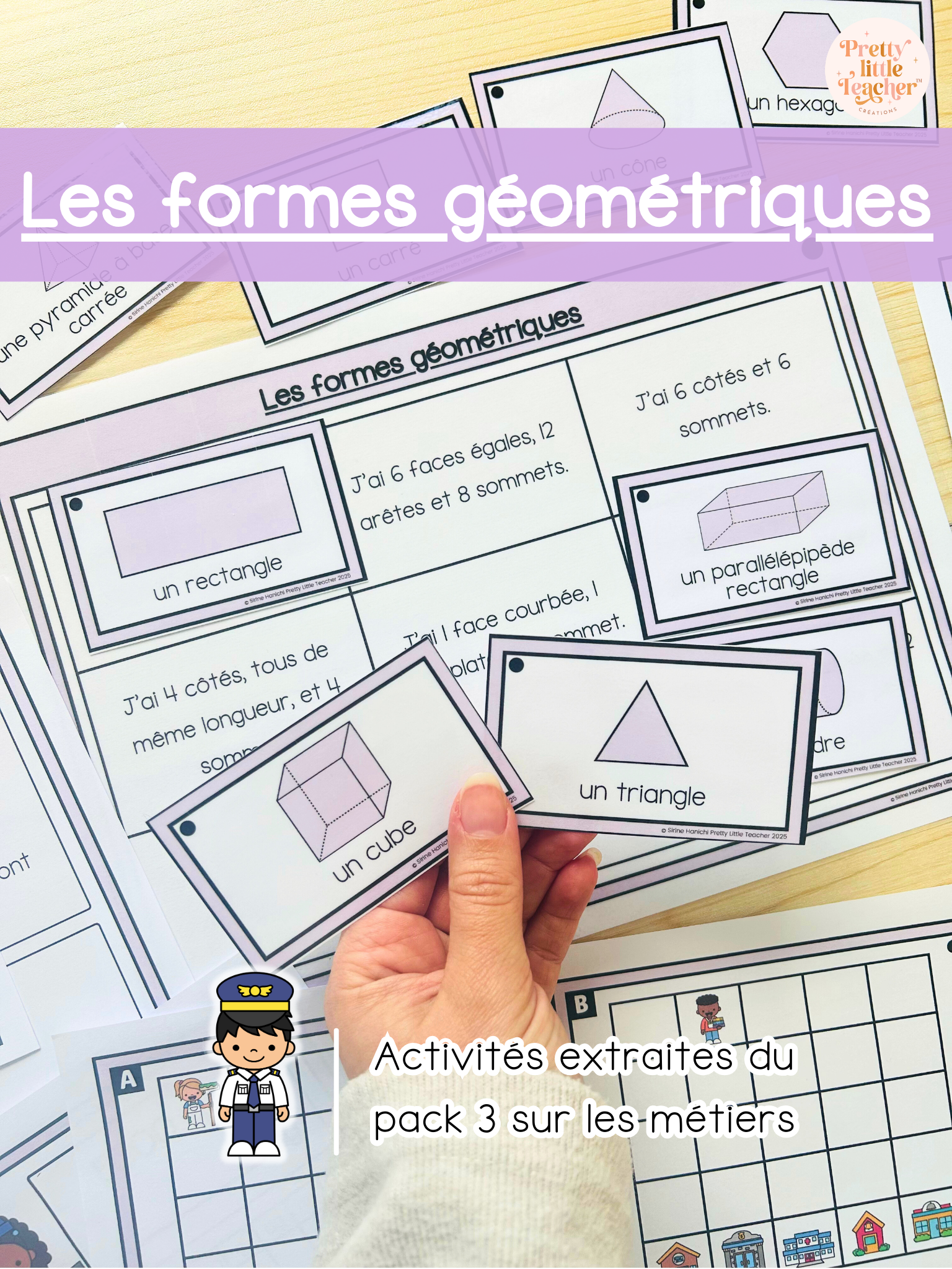 Les formes géométriques (2D et 3D) (3x)