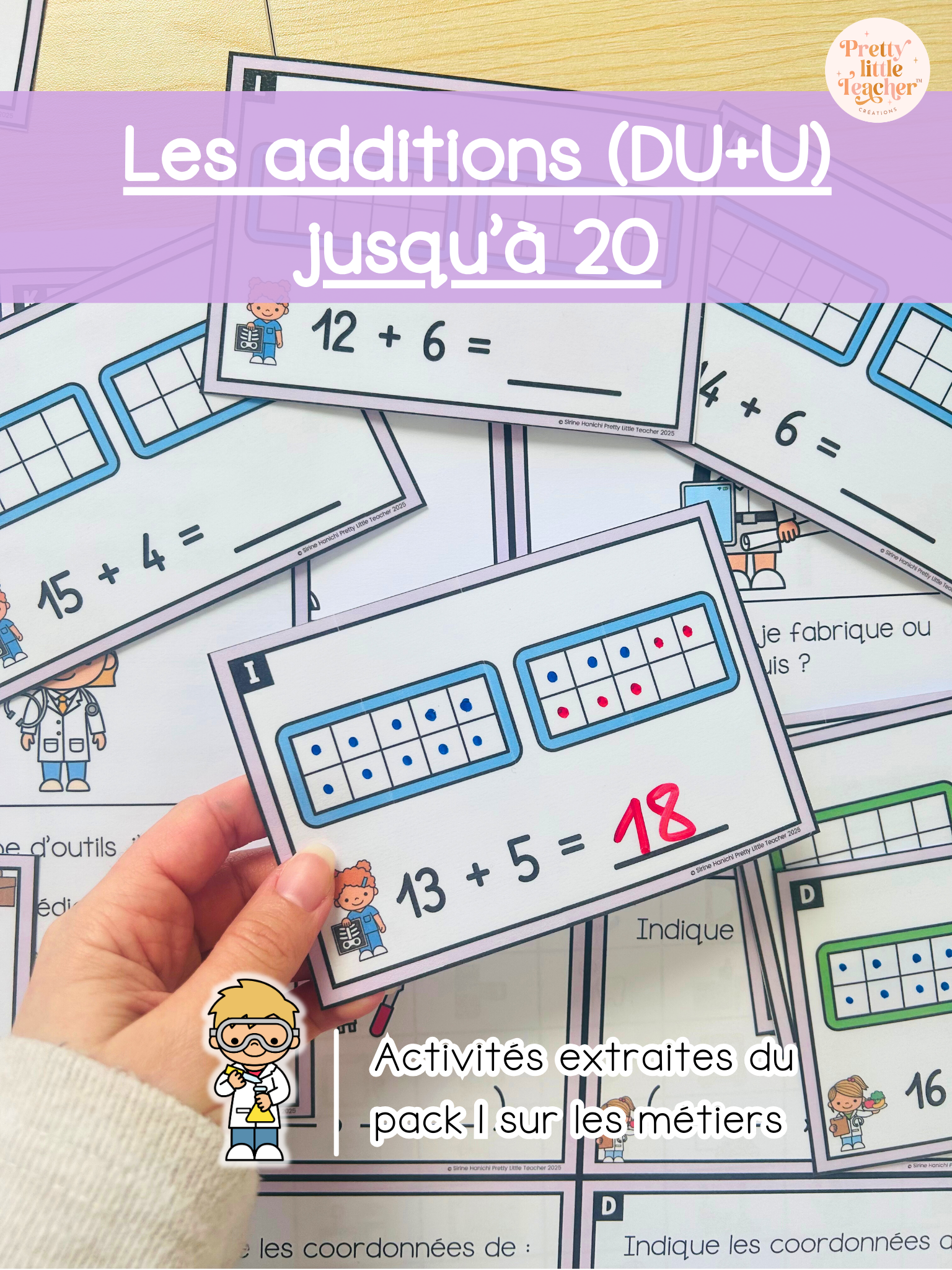 Le additions DU+U jusqu'à 20 (3x)