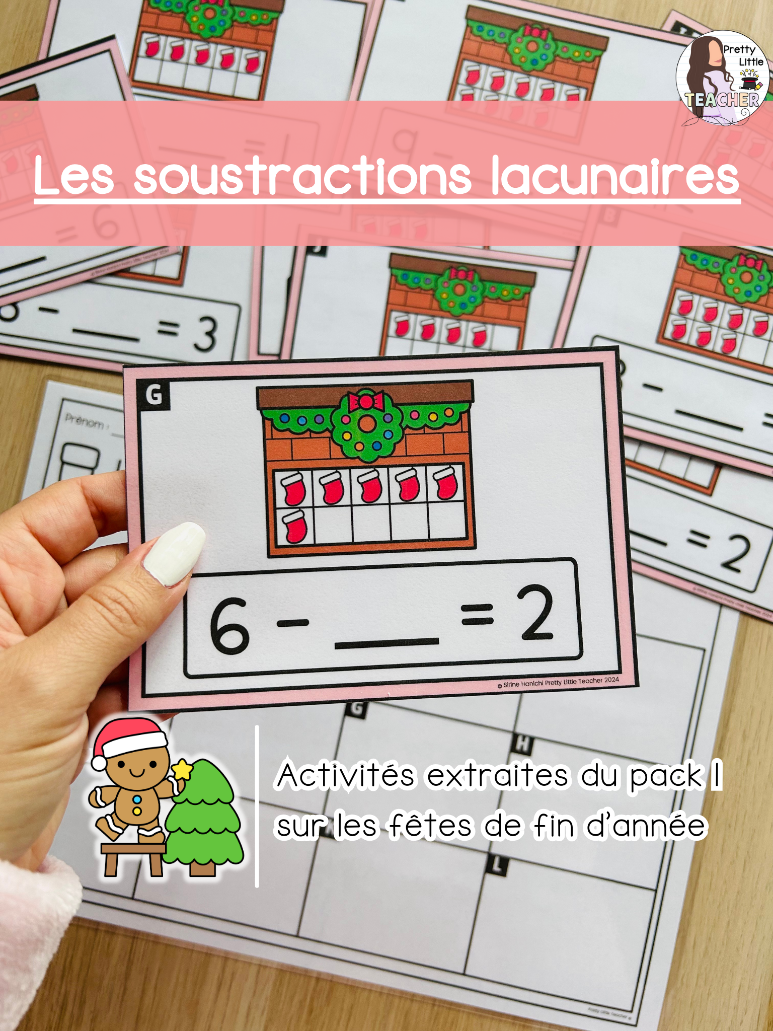 Les soustractions lacunaires jusqu'à 10 (3x)