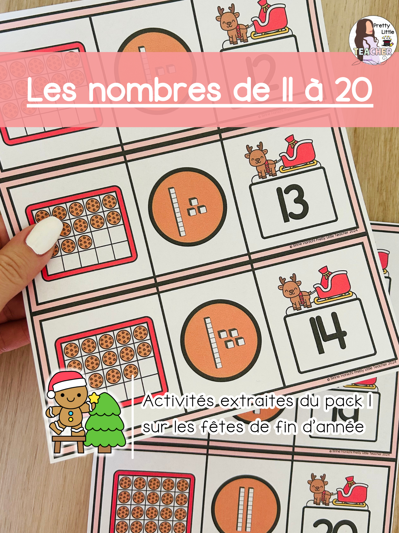 Les nombres de 11 à 20 (3x)