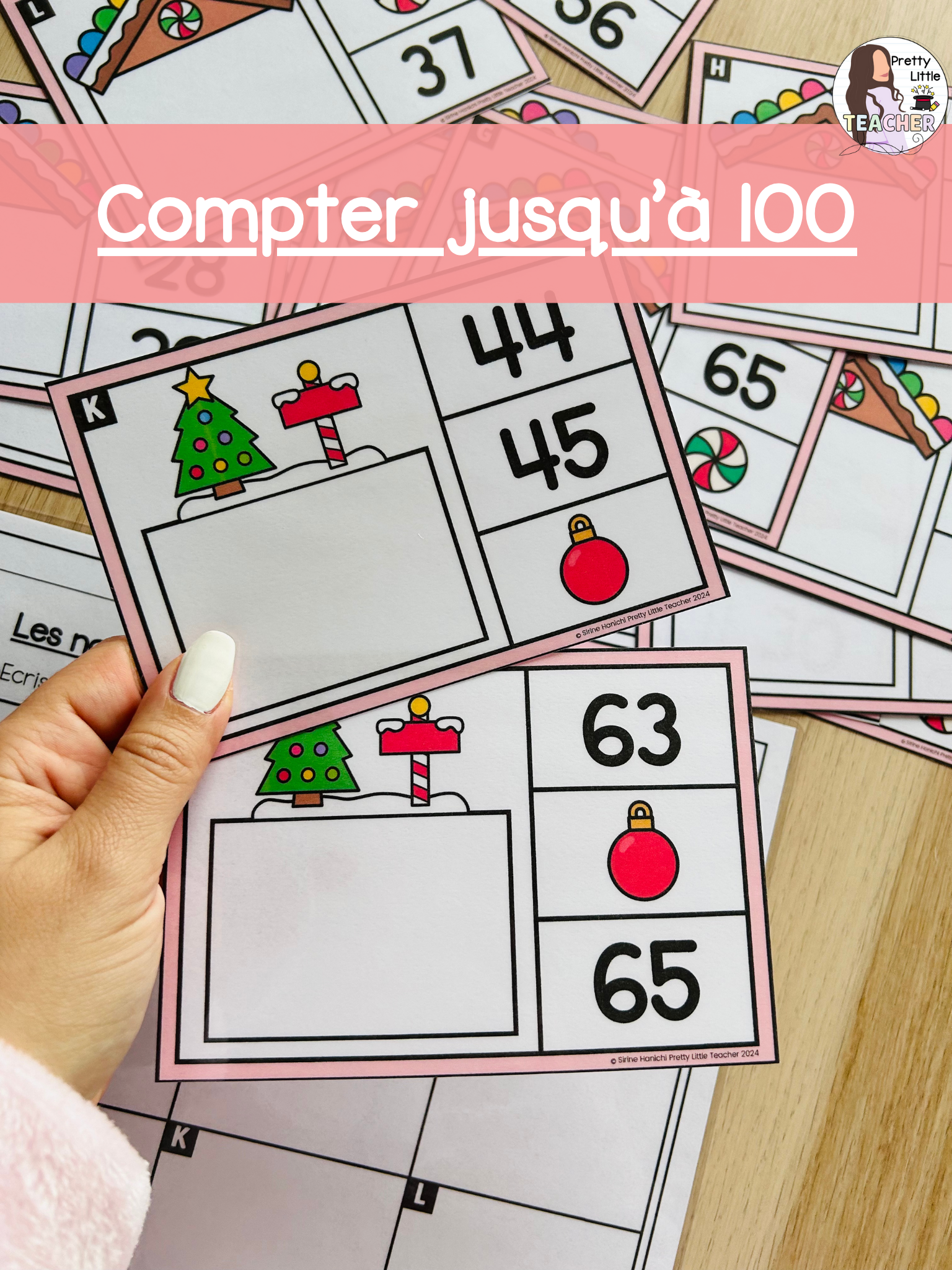 Les nombres de 1 à 100 (3x)