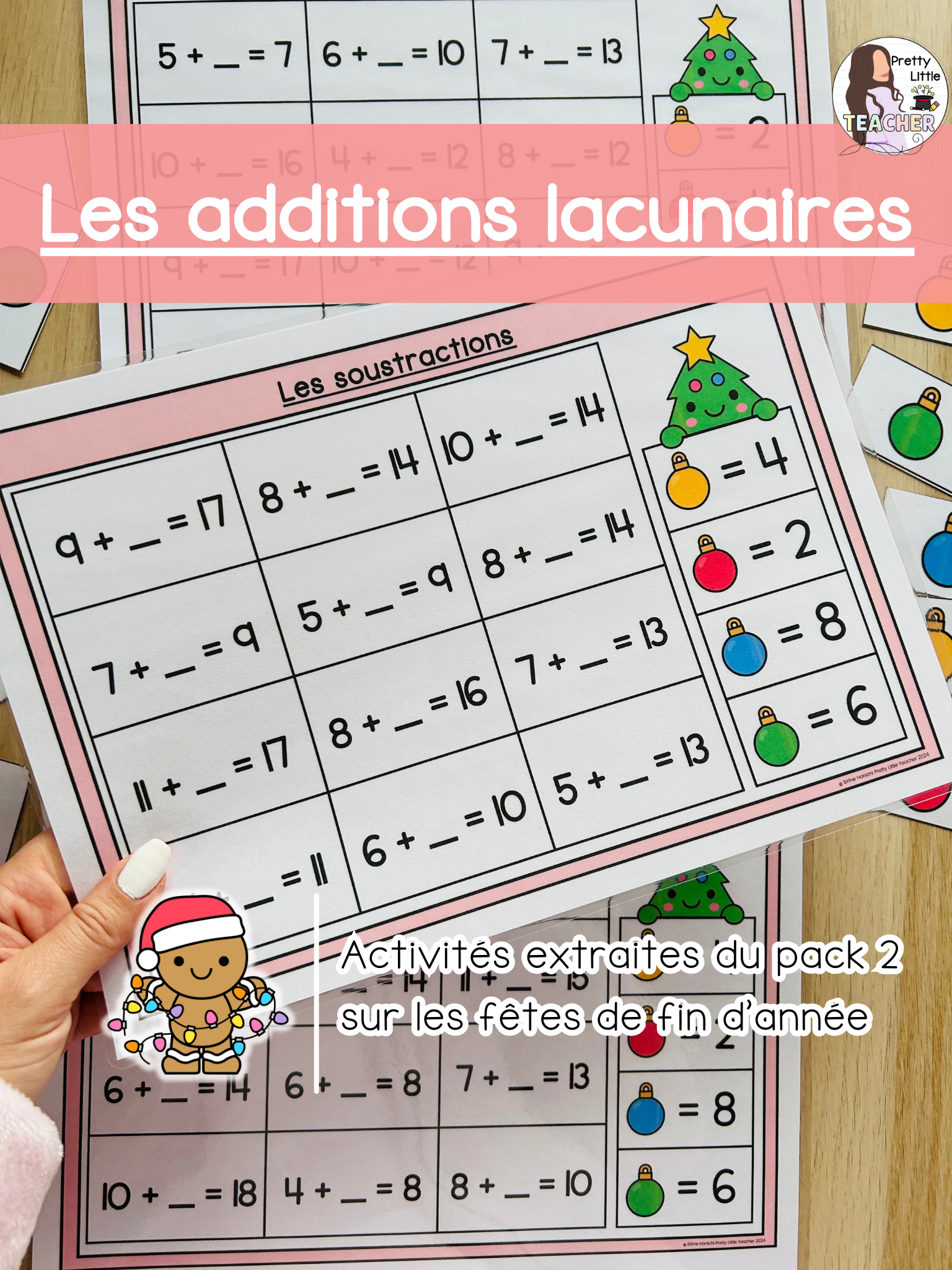 Les additions lacunaires jusqu'à 20 (3x)