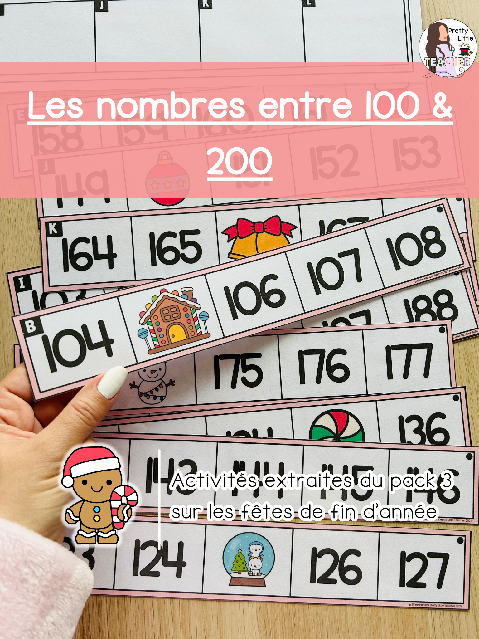 Les nombres de 100 à 200 (3x)