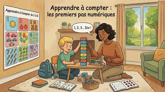 Apprendre à compter de 1 à 10 : Fondations pour avoir confiance en apprenant les mathématiques