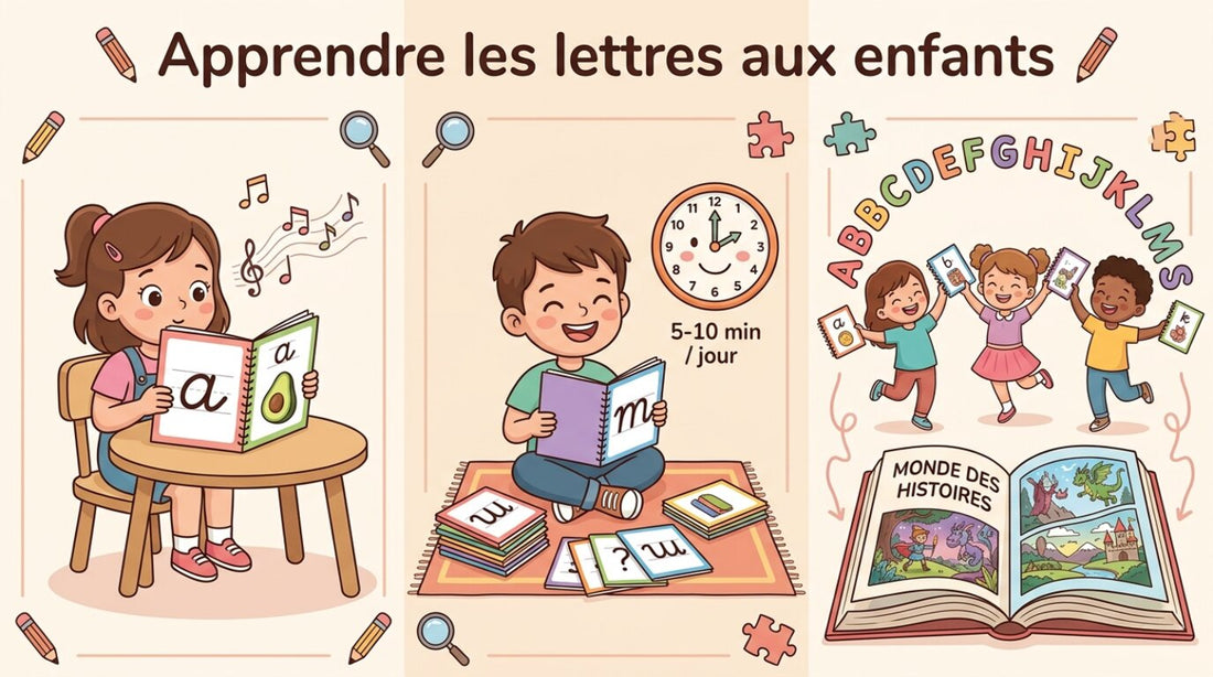 Apprendre les lettres aux enfants : méthodes et outils efficaces