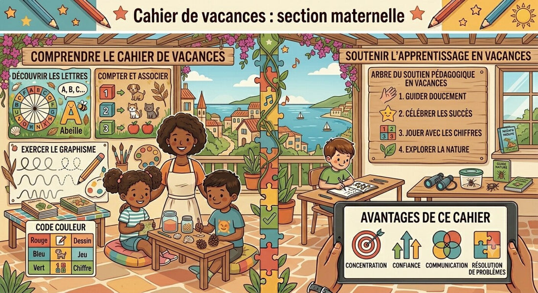 Cahier de vacances section maternelle