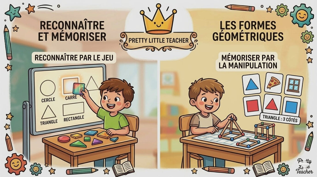 Reconnaître et mémoriser le nom des formes géométriques
