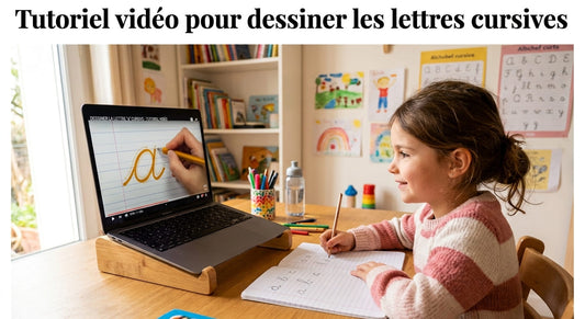 Tutoriel vidéo pour dessiner les lettres cursives