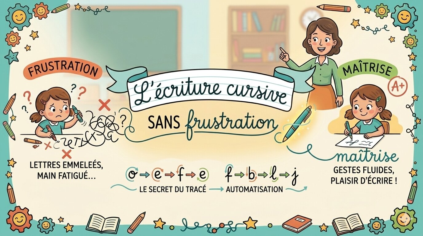 Apprendre l’écriture cursive : comment aider votre enfant à maîtriser les lettres attachées