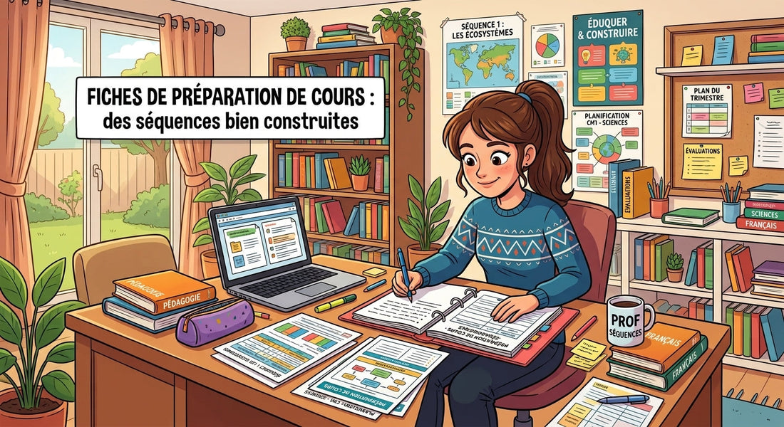 faire fiches de préparation de cours